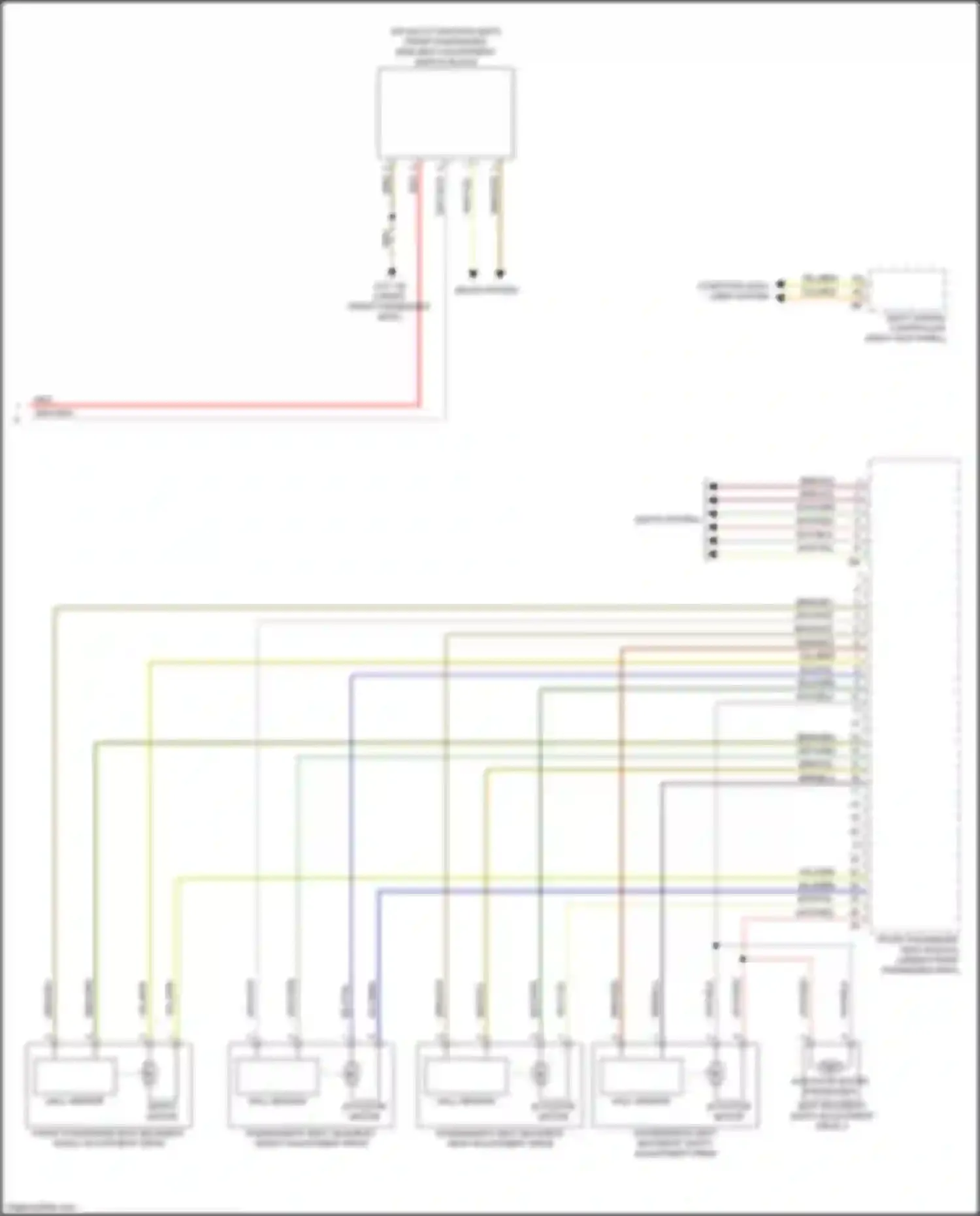 Wiring diagram hall sensor for BMW X5 M F85 (2014-2018) (4 of 4)