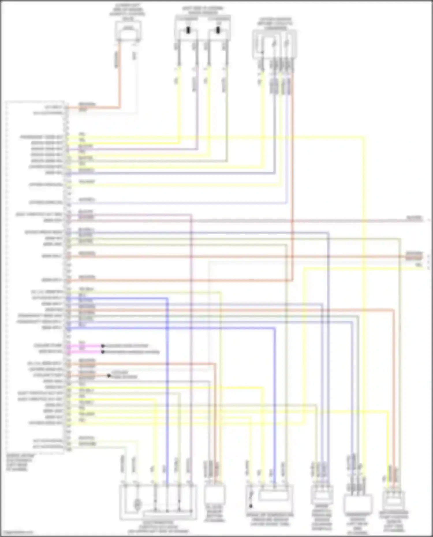 Wiring diagram intake-manifold pressure sensor for BMW X5 M F85 (2014-2018) (2 of 2)
