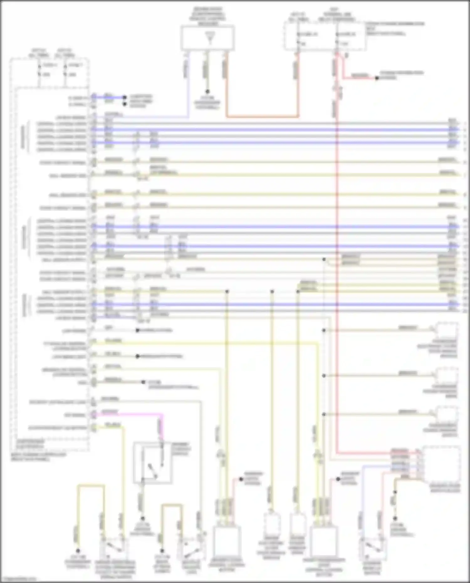 Wiring diagram low range for BMW X5 M F85 (2014-2018) (1 of 2)
