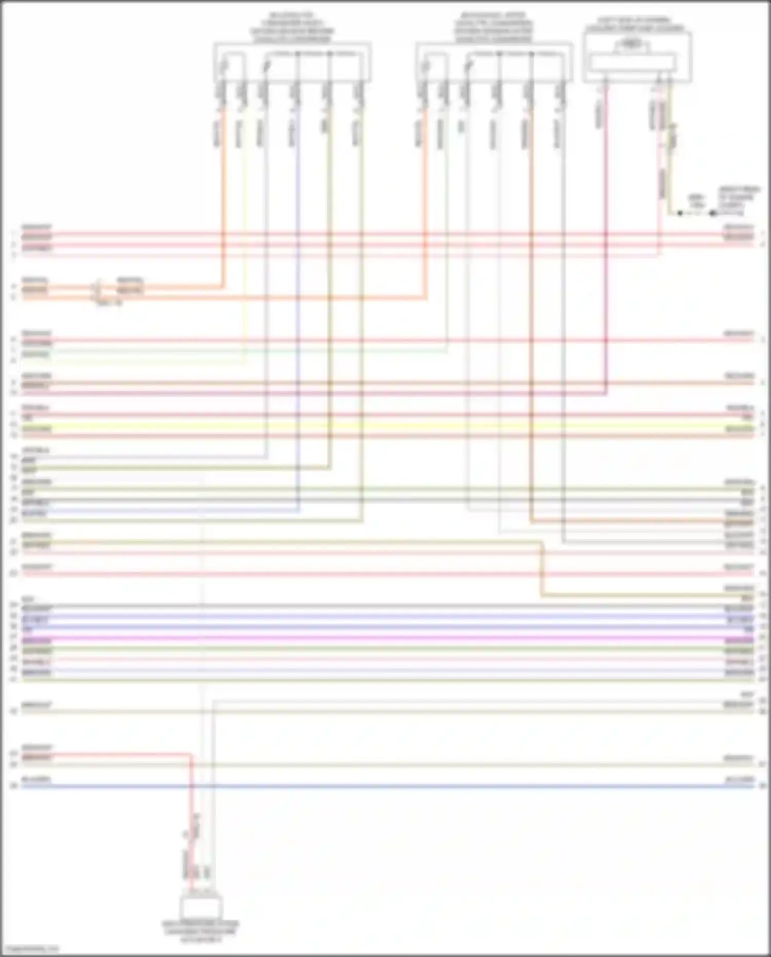 Wiring diagram oxygen sensor after catalytic converter for BMW X5 M F85 (2014-2018) (3 of 4)