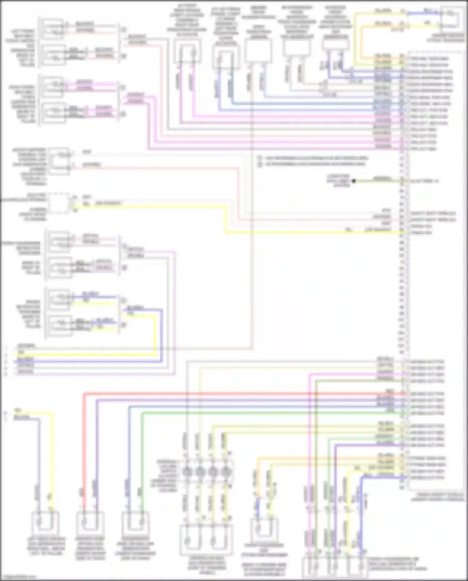 Wiring diagram ped act, neg con for BMW X5 M F85 (2014-2018) (1 of 1)