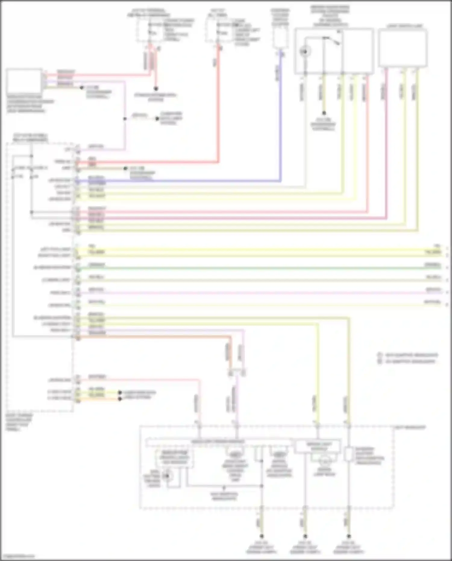 Wiring diagram steering column switch cluster for BMW X5 M F85 (2014-2018) (4 of 21)