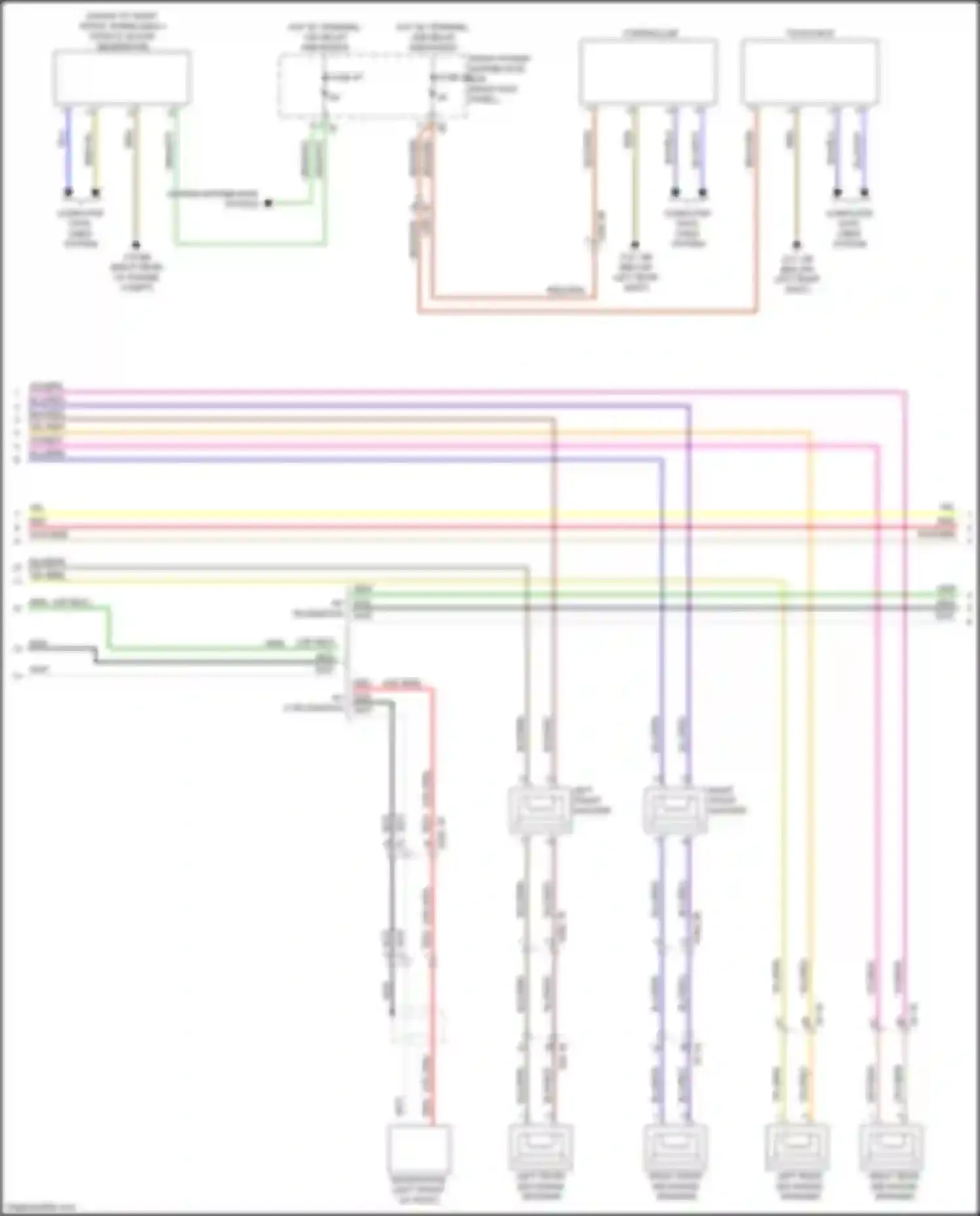 Wiring diagram w/ telematics for BMW X5 M F85 (2014-2018) (2 of 8)