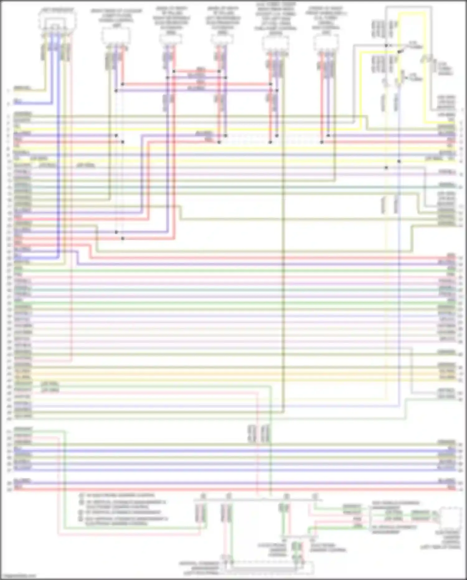 Wiring diagram w/ vehicle dynamics management for BMW X5 M F85 (2014-2018) (1 of 1)