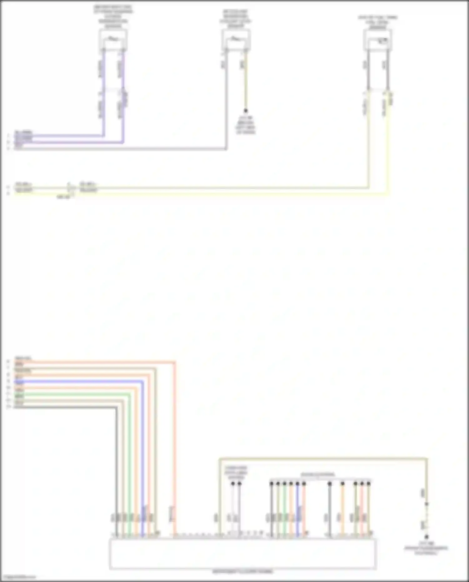 X5 M BMW F95 facelift (2023-2024): Instrument cluster circuit (2 of 2)