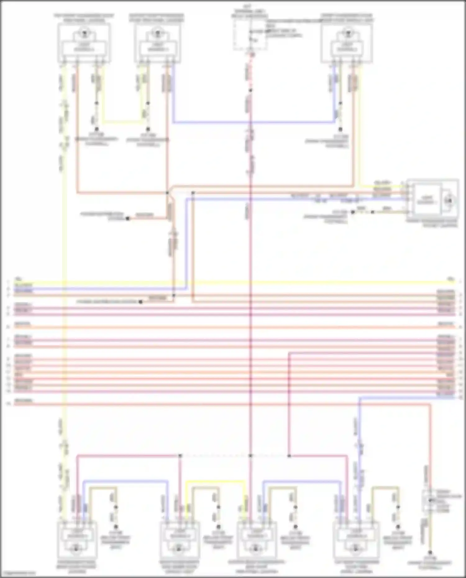 X5 M BMW F95 facelift (2023-2024): Courtesy lamps circuit (4 of 7)