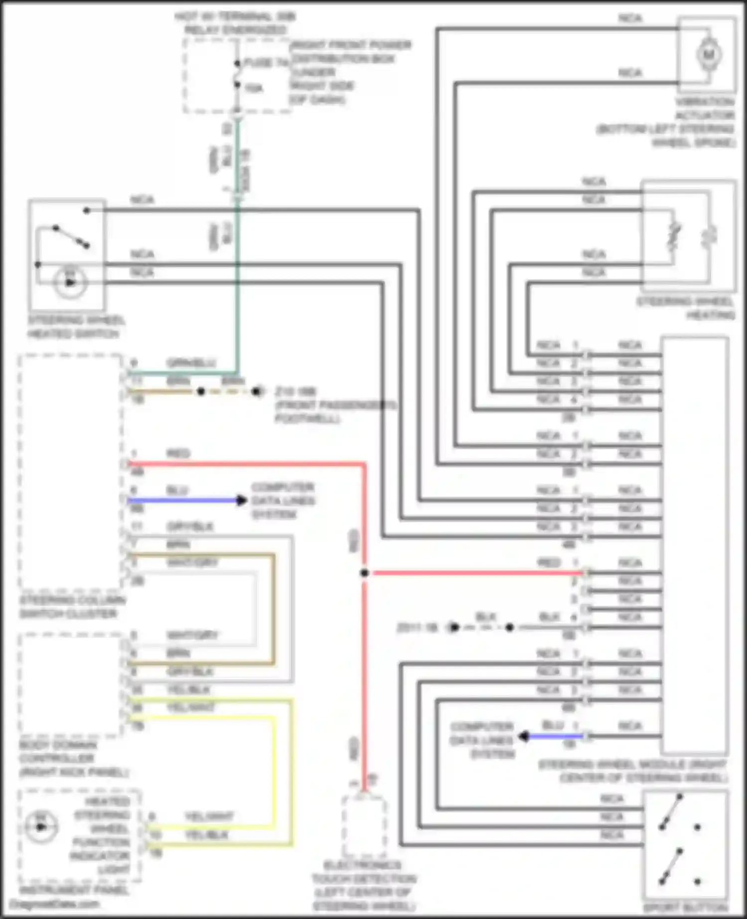 Wiring diagram blu for BMW X5 M F95 facelift (2023-2024) (25 of 85)