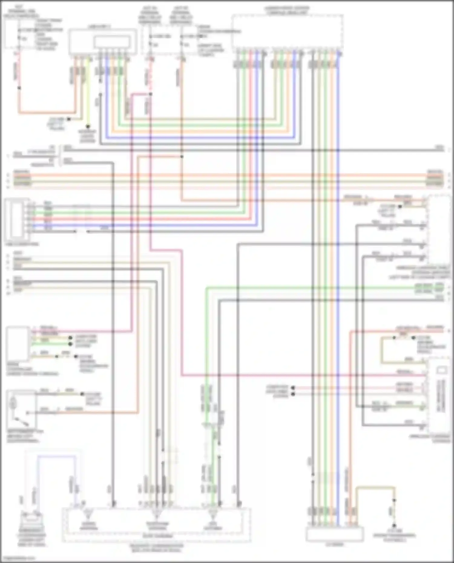 Wiring diagram computer data lines system for BMW X5 M F95 facelift (2023-2024) (16 of 111)
