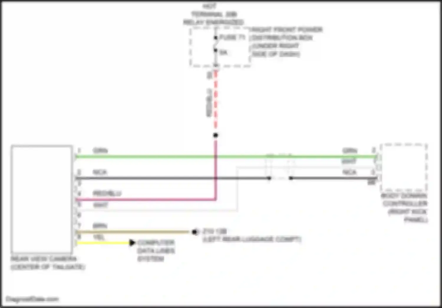 Wiring diagram computer data lines system for BMW X5 M F95 facelift (2023-2024) (90 of 111)