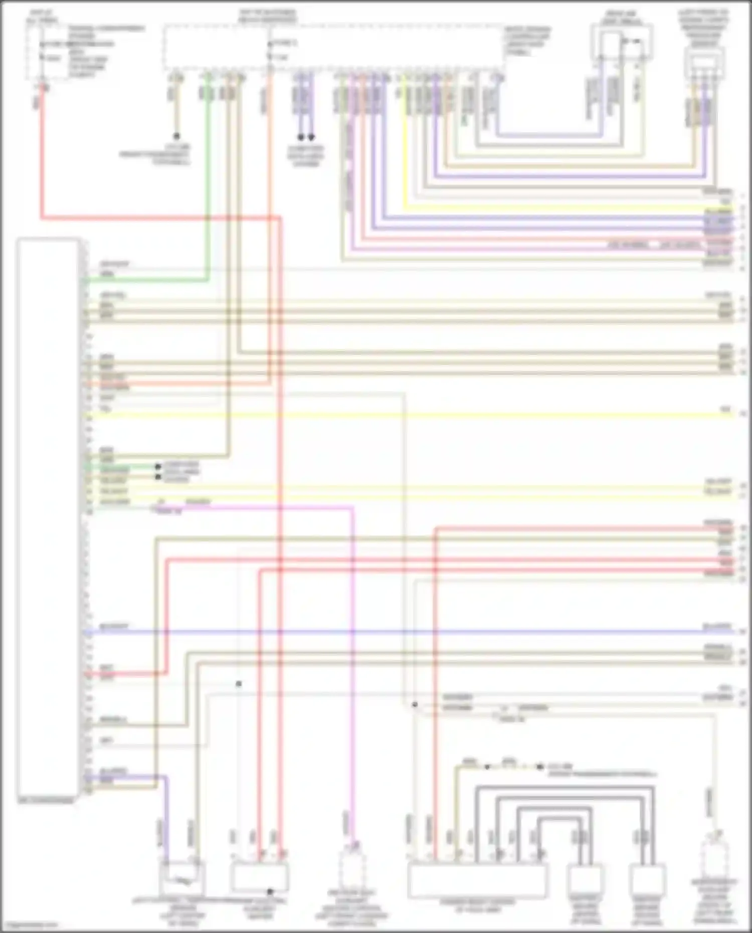 Wiring diagram computer data lines system for BMW X5 M F95 facelift (2023-2024) (21 of 111)