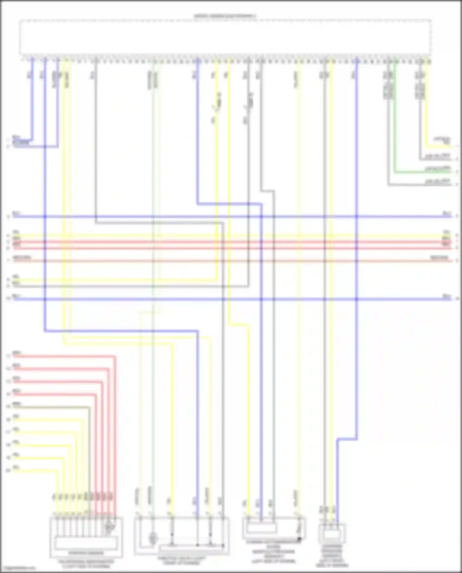 Wiring diagram digital engine electronics 2 for BMW X5 M F95 facelift (2023-2024) (5 of 7)