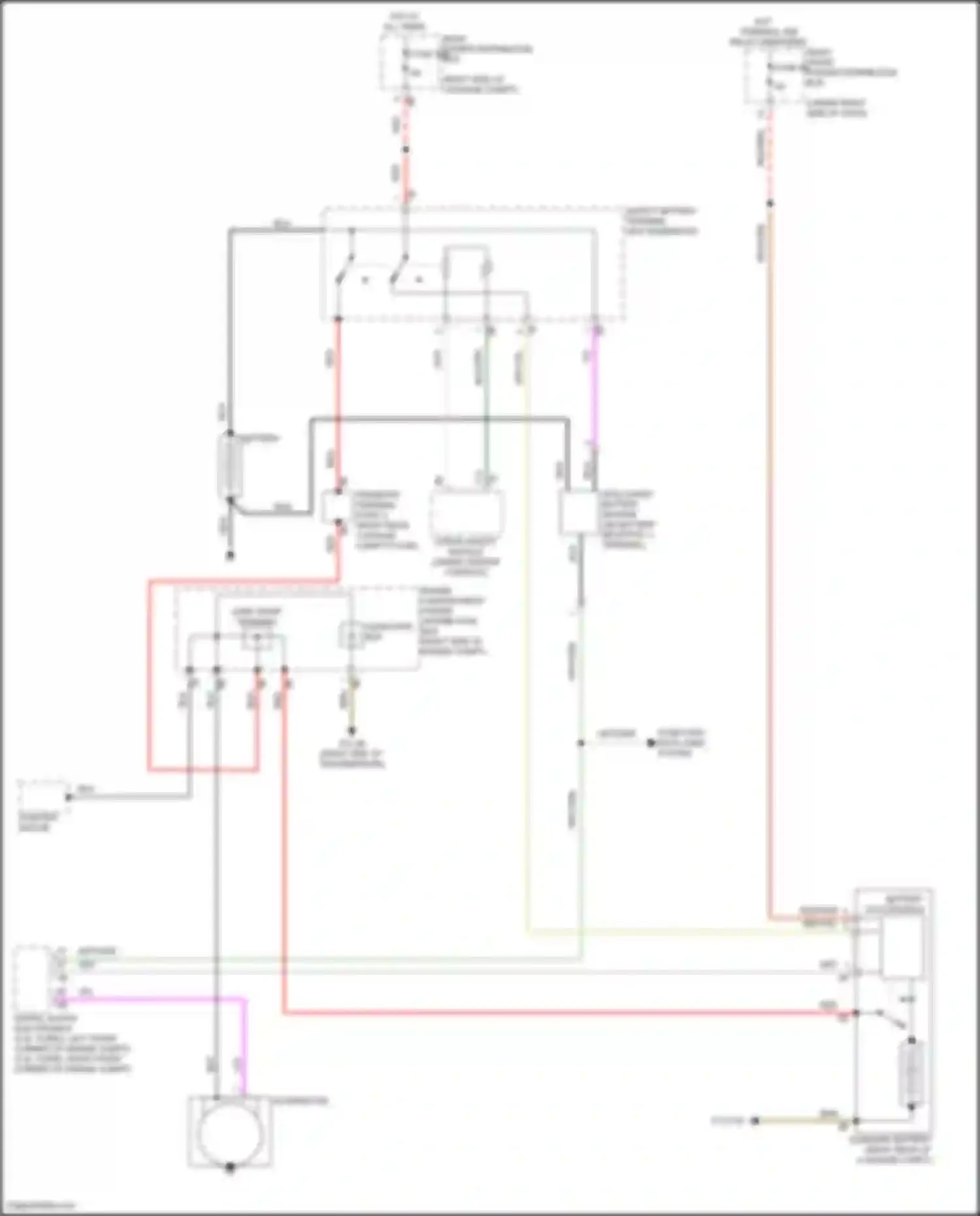Wiring diagram engine compartment power distribution box for BMW X5 M F95 facelift (2023-2024) (6 of 14)