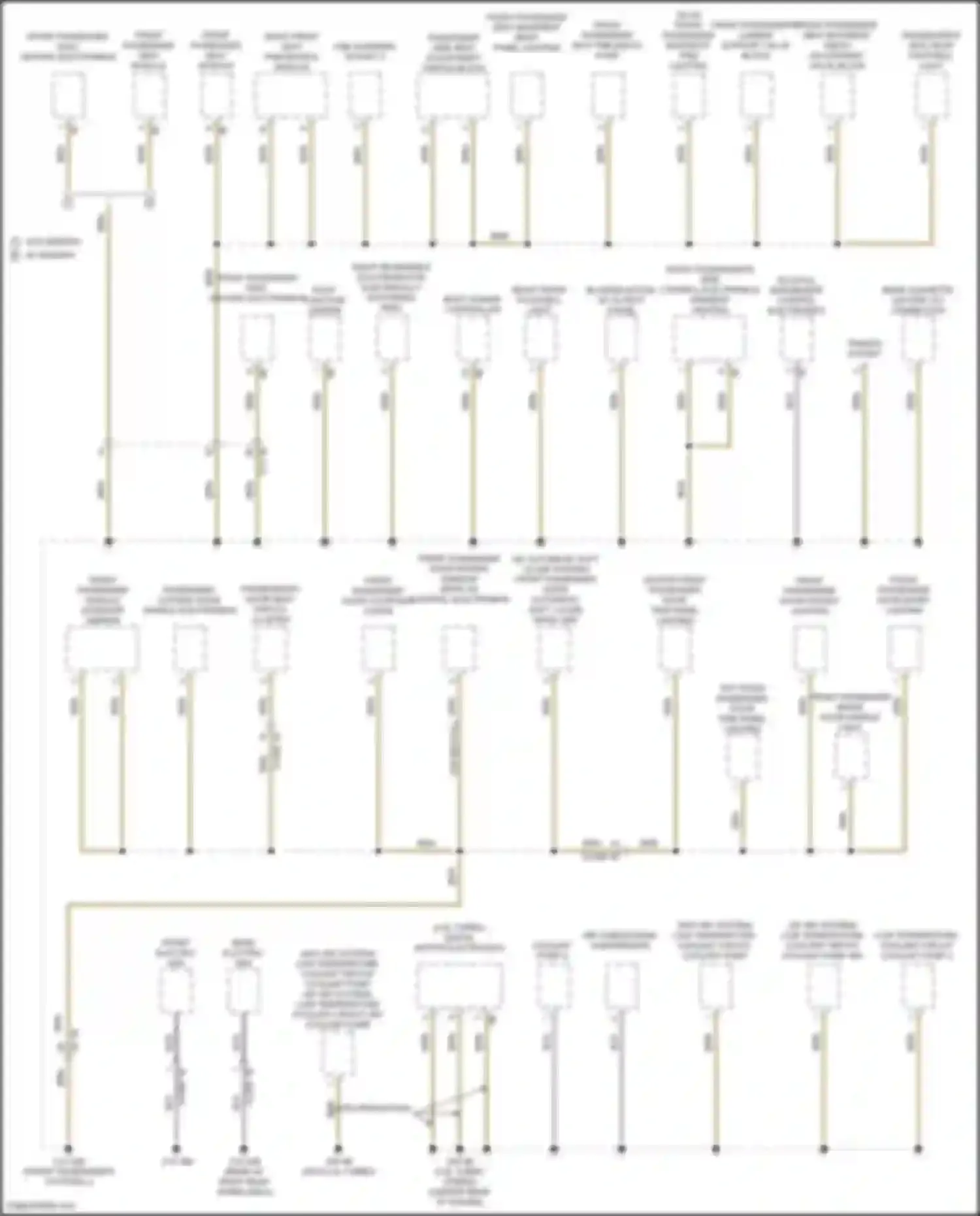Wiring diagram front passenger vehicle exterior mirror for BMW X5 M F95 facelift (2023-2024) (3 of 7)