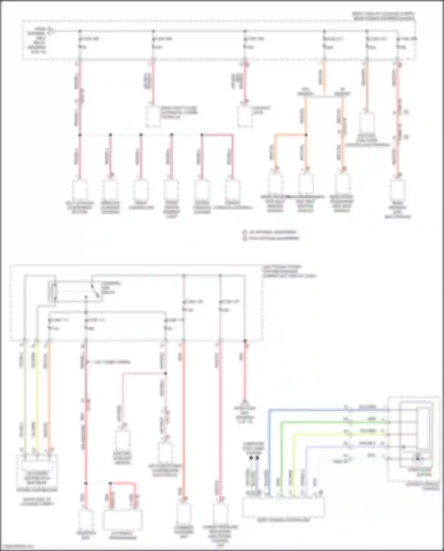 Wiring diagram fuse 117 for BMW X5 M F95 facelift (2023-2024) (2 of 2)