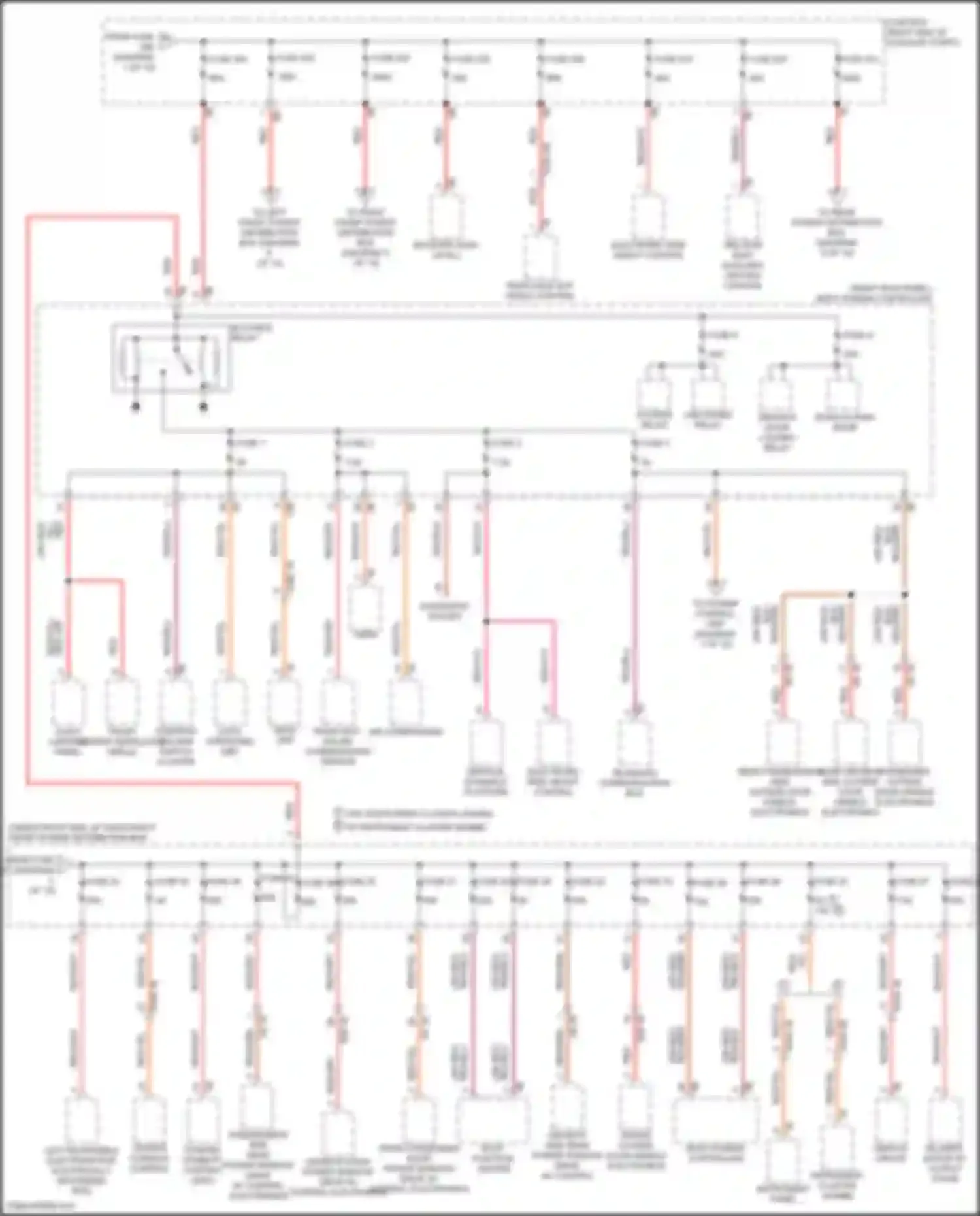Wiring diagram fuse box for BMW X5 M F95 facelift (2023-2024) (7 of 16)