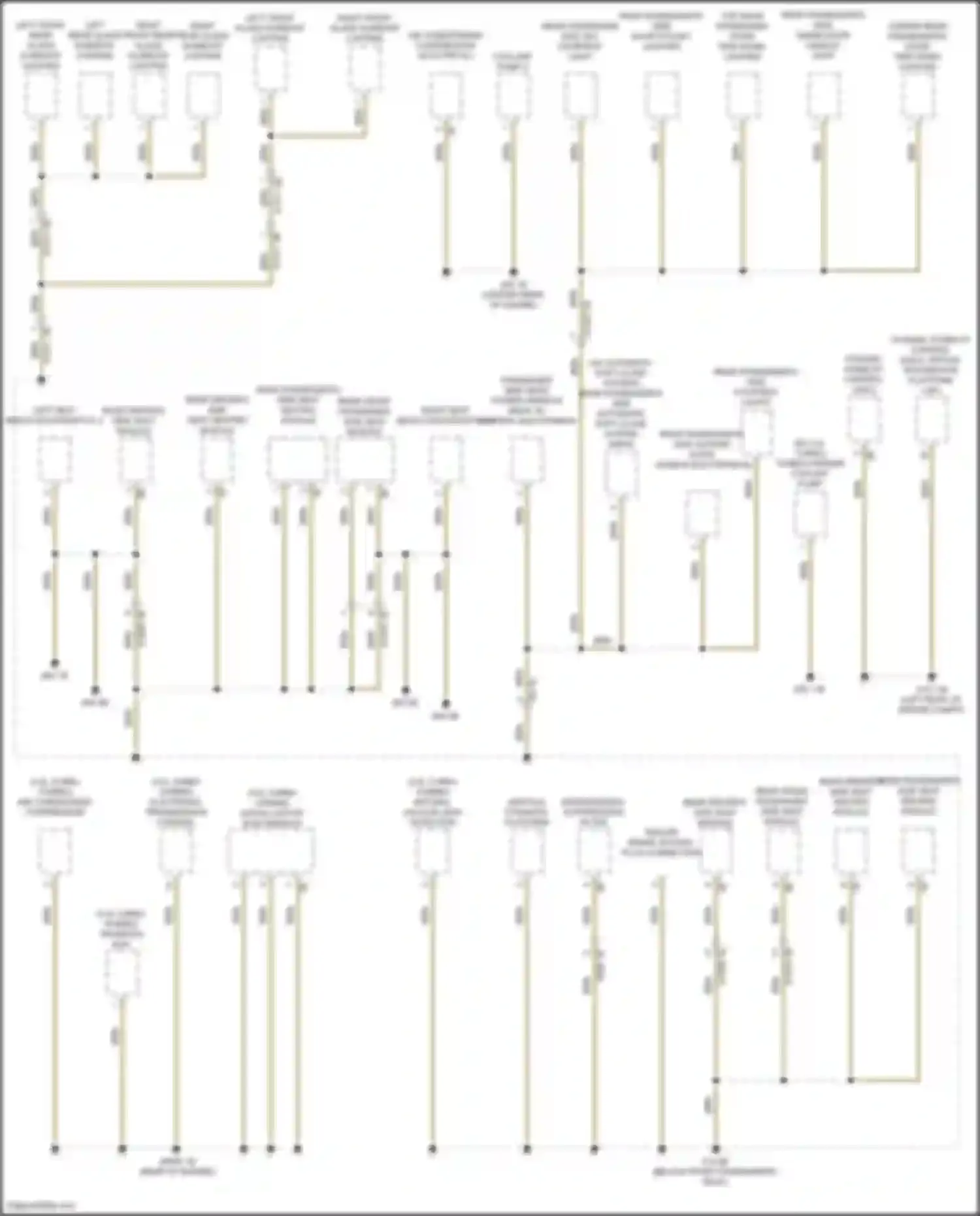 Wiring diagram left seat bench microswitch 2 for BMW X5 M F95 facelift (2023-2024) (1 of 3)