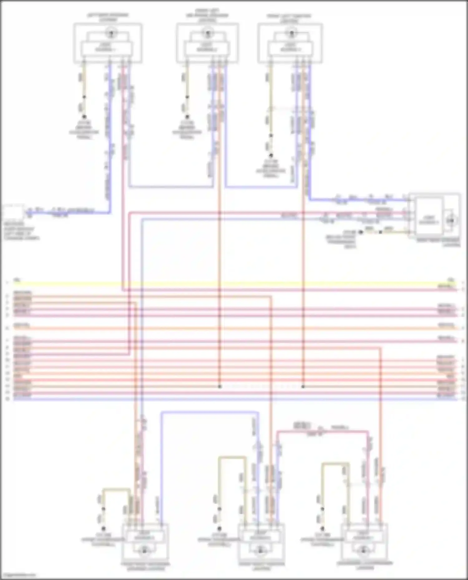 Wiring diagram light source 7 for BMW X5 M F95 facelift (2023-2024) (2 of 3)