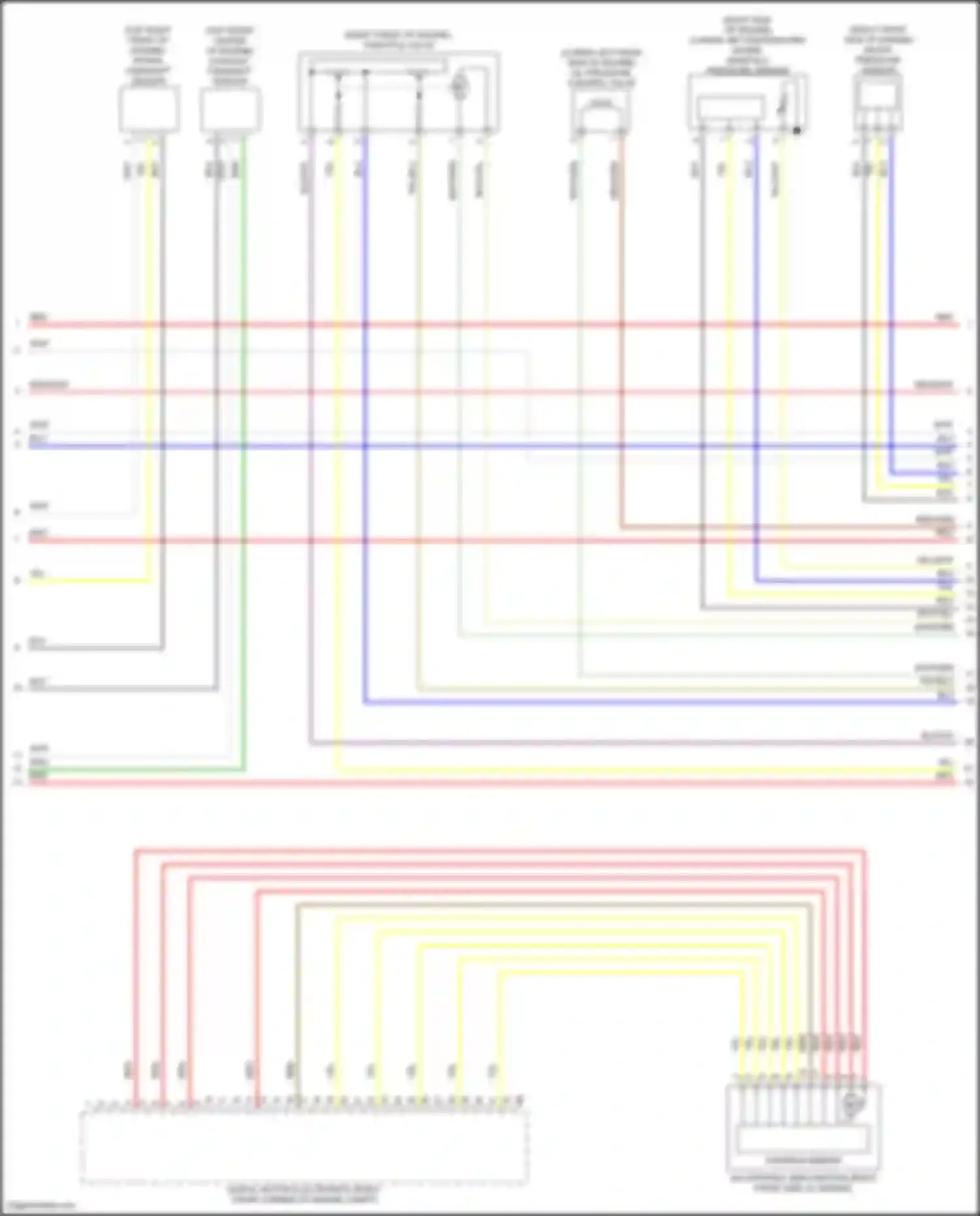 Wiring diagram position sensor for BMW X5 M F95 facelift (2023-2024) (2 of 3)