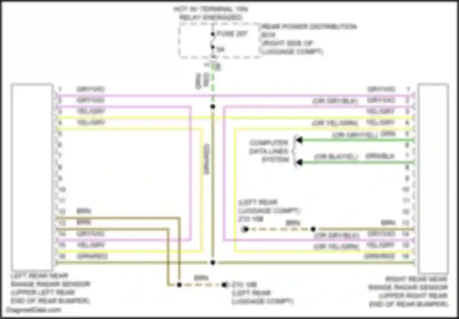 Wiring diagram red for BMW X5 M F95 facelift (2023-2024) (71 of 112)