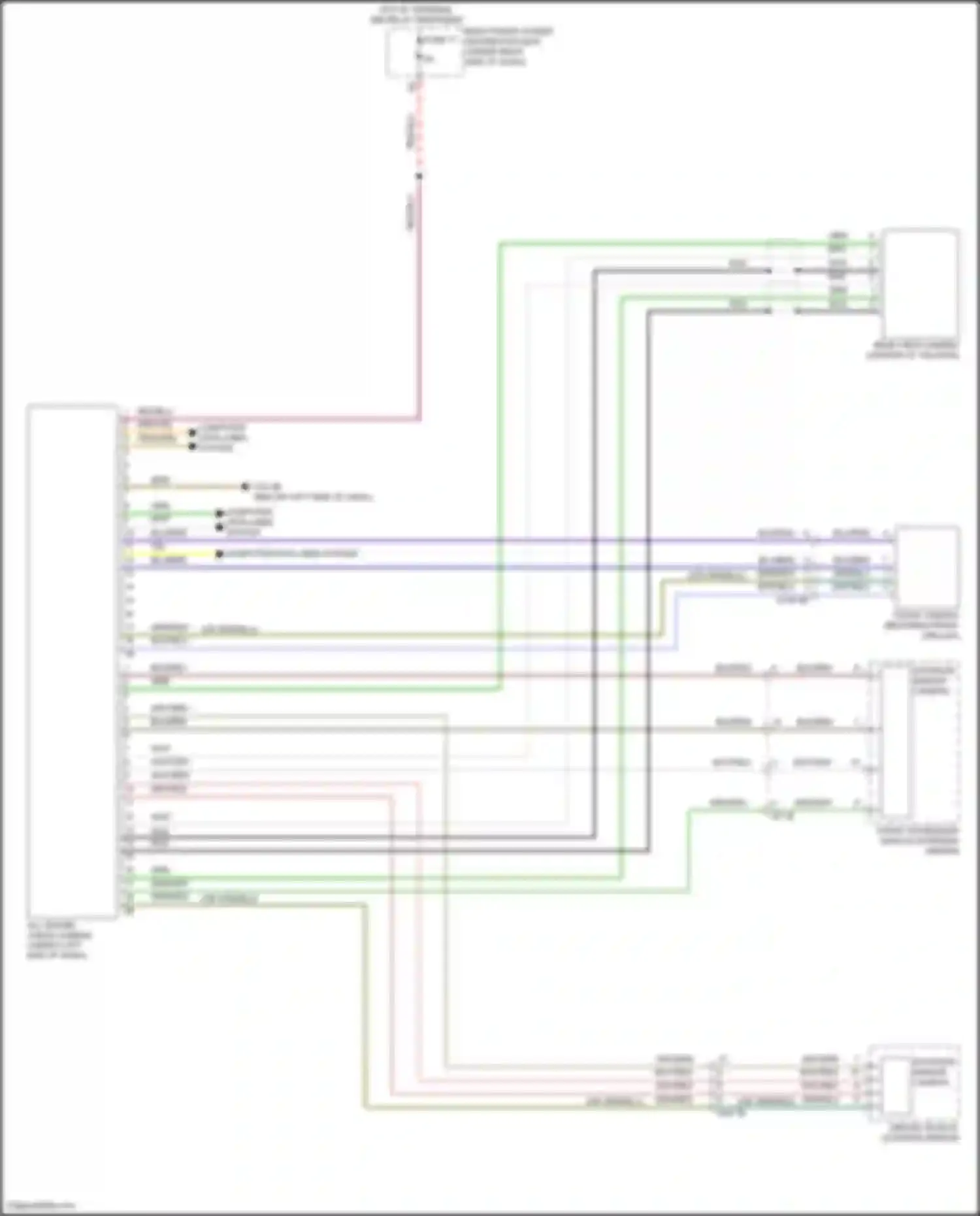 Wiring diagram right front power distribution box for BMW X5 M F95 facelift (2023-2024) (51 of 72)