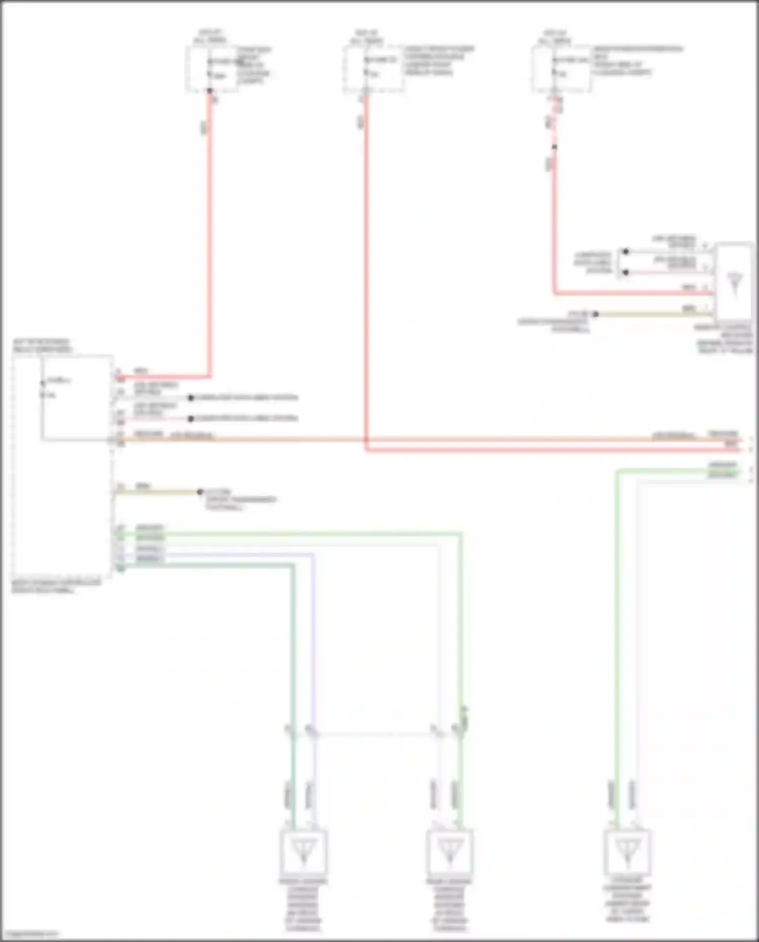 Wiring diagram right front power distribution box for BMW X5 M F95 facelift (2023-2024) (41 of 72)