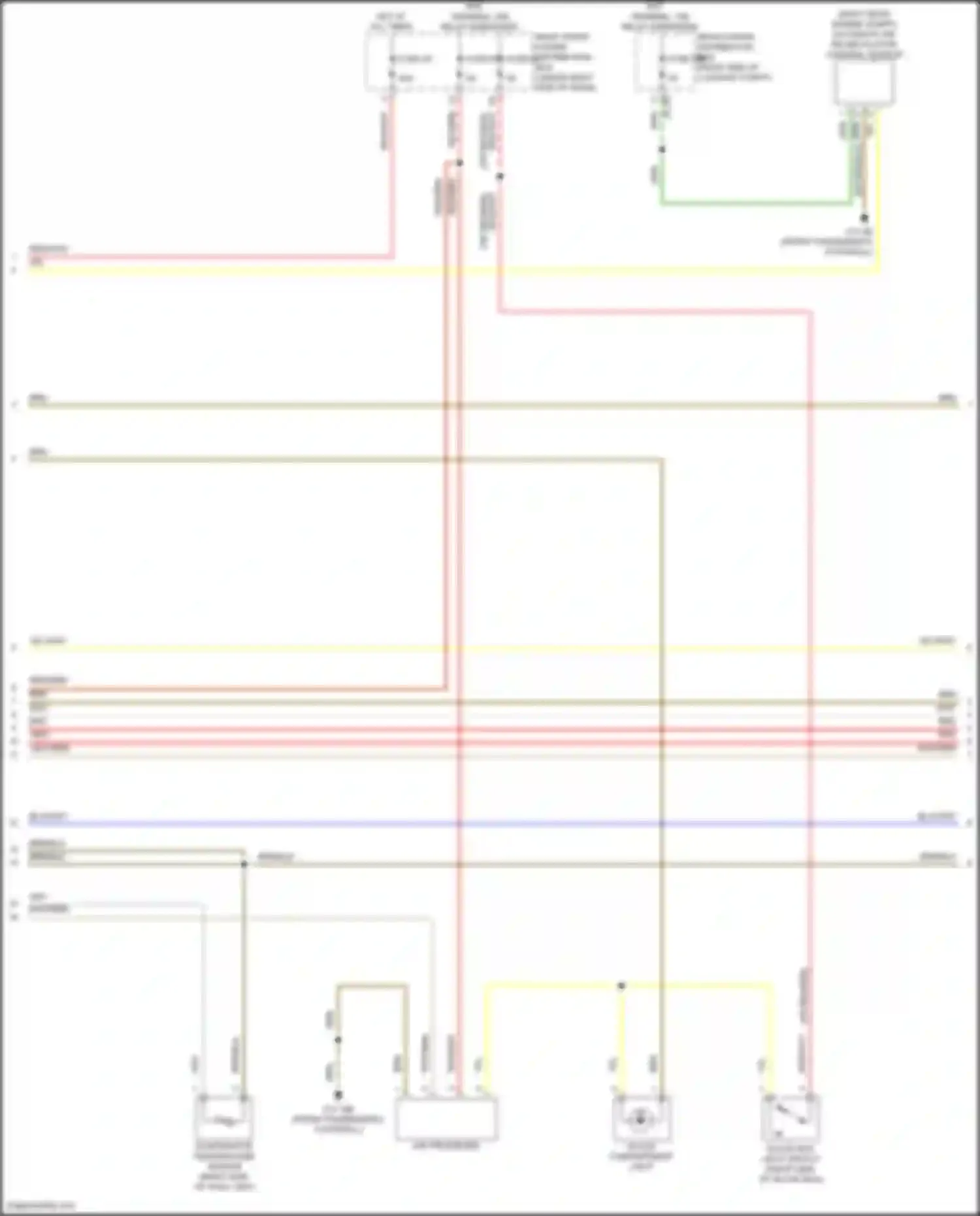 Wiring diagram right front power distribution box for BMW X5 M F95 facelift (2023-2024) (11 of 72)