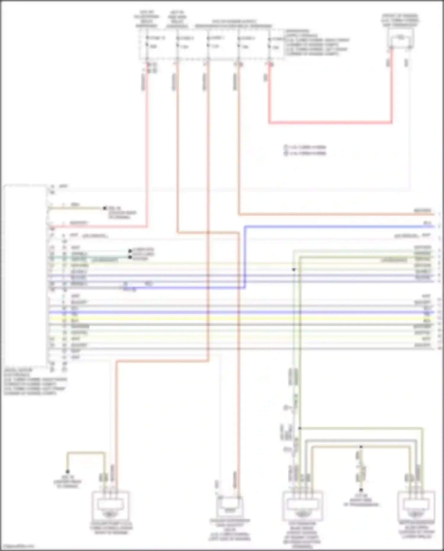 Wiring diagram (right side of transmission for BMW X5 M F95 facelift (2023-2024) (3 of 17)