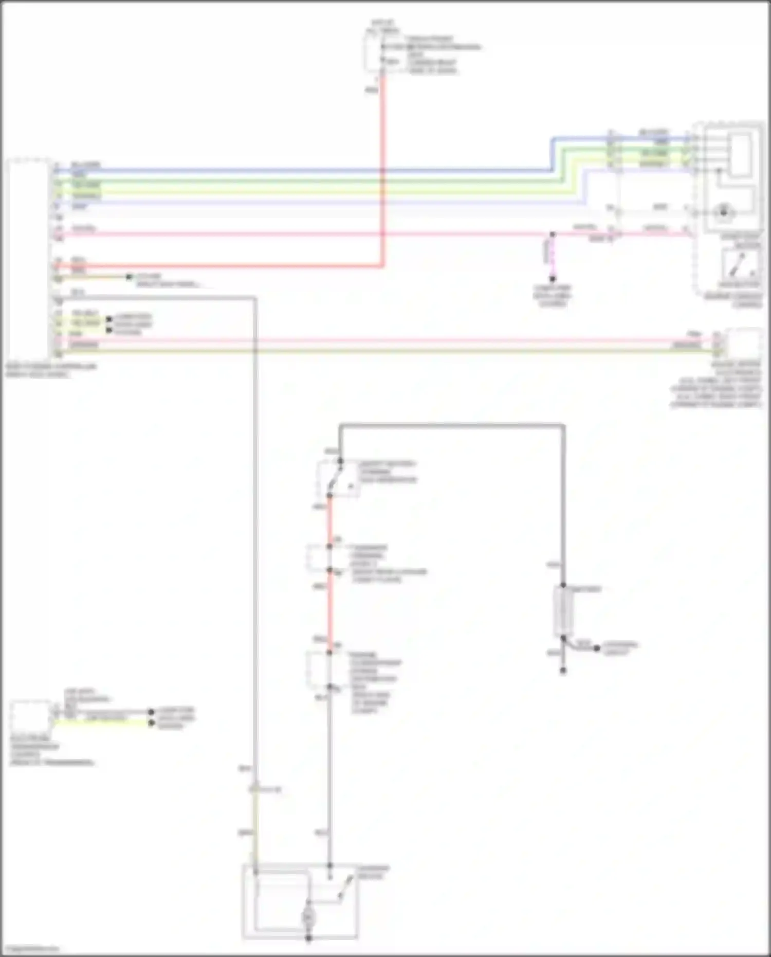 Wiring diagram safety battery terminal gas generator for BMW X5 M F95 facelift (2023-2024) (5 of 6)