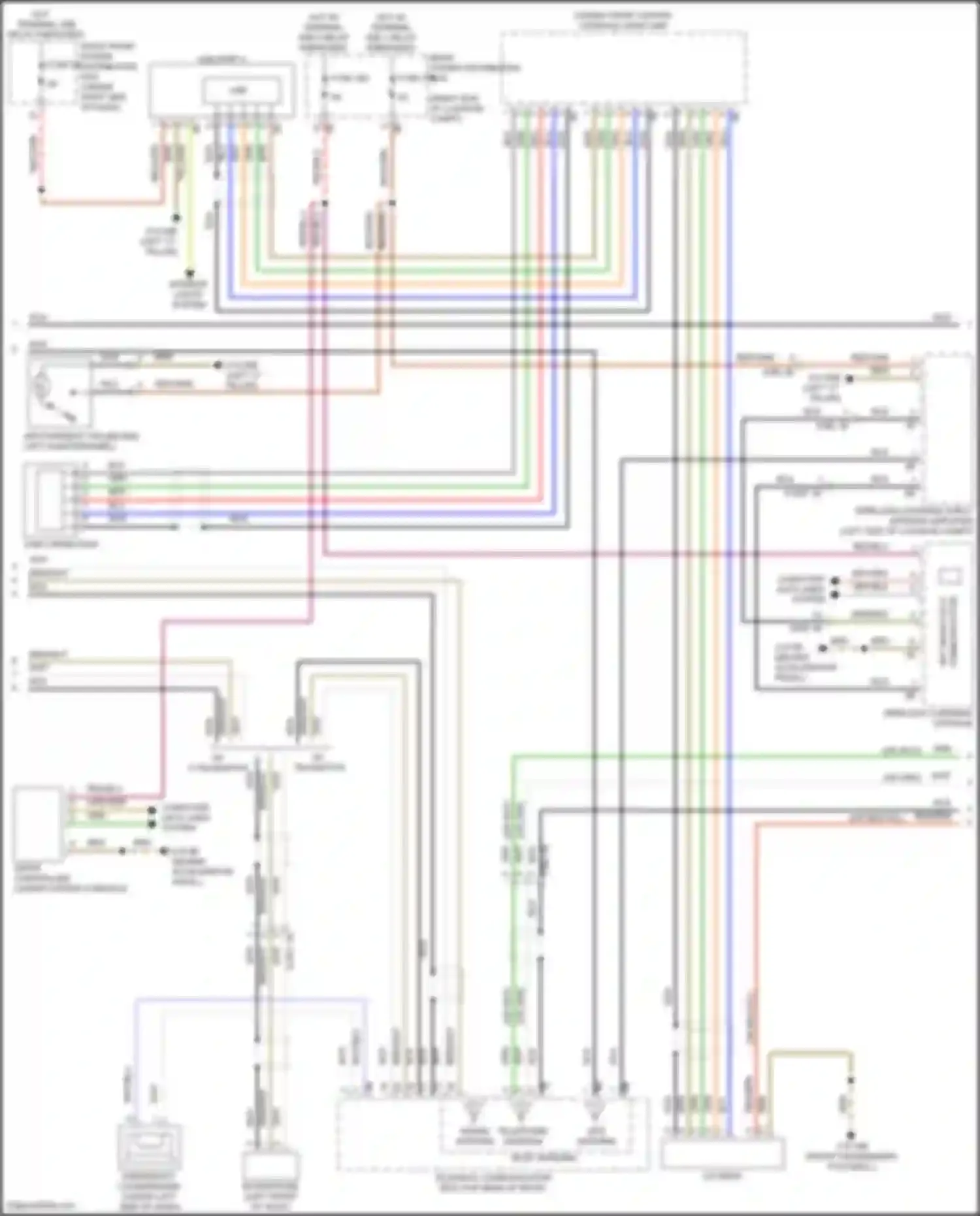 Wiring diagram w/ telematics for BMW X5 M F95 facelift (2023-2024) (2 of 10)