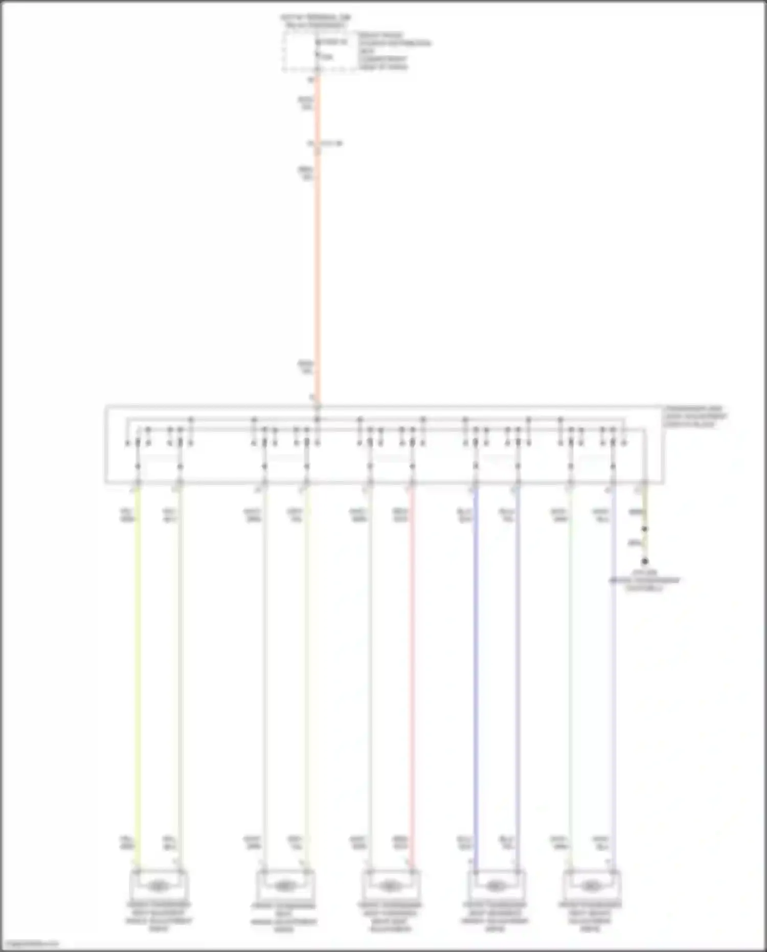 Wiring diagram yel for BMW X5 M F95 facelift (2023-2024) (34 of 116)