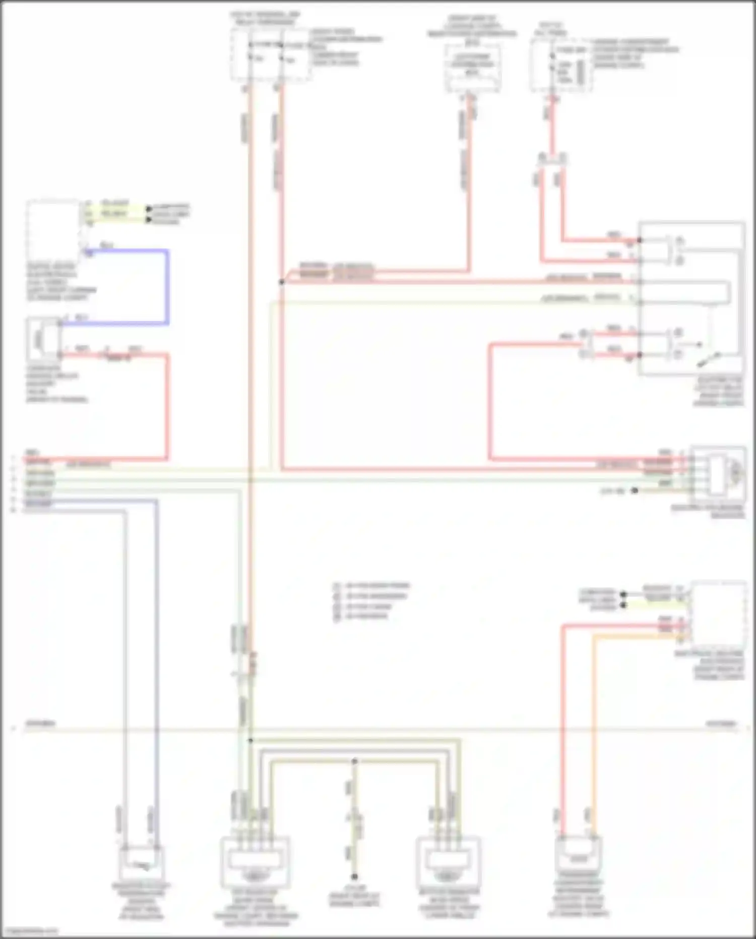 Car Wiring Diagrams for X5 M BMW F95 (2019-2023): Automatic a/c circuit, w/ rear automatic climate control (6 of 7)