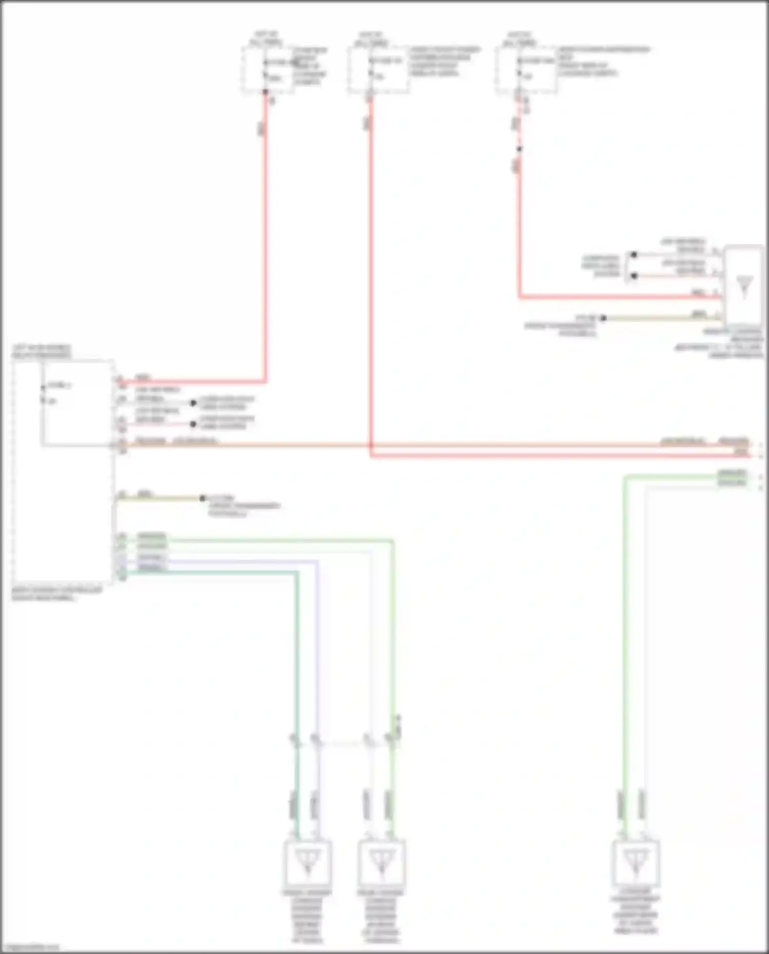 Car Wiring Diagrams for X5 M BMW F95 (2019-2023): Access/start circuit (1 of 2)
