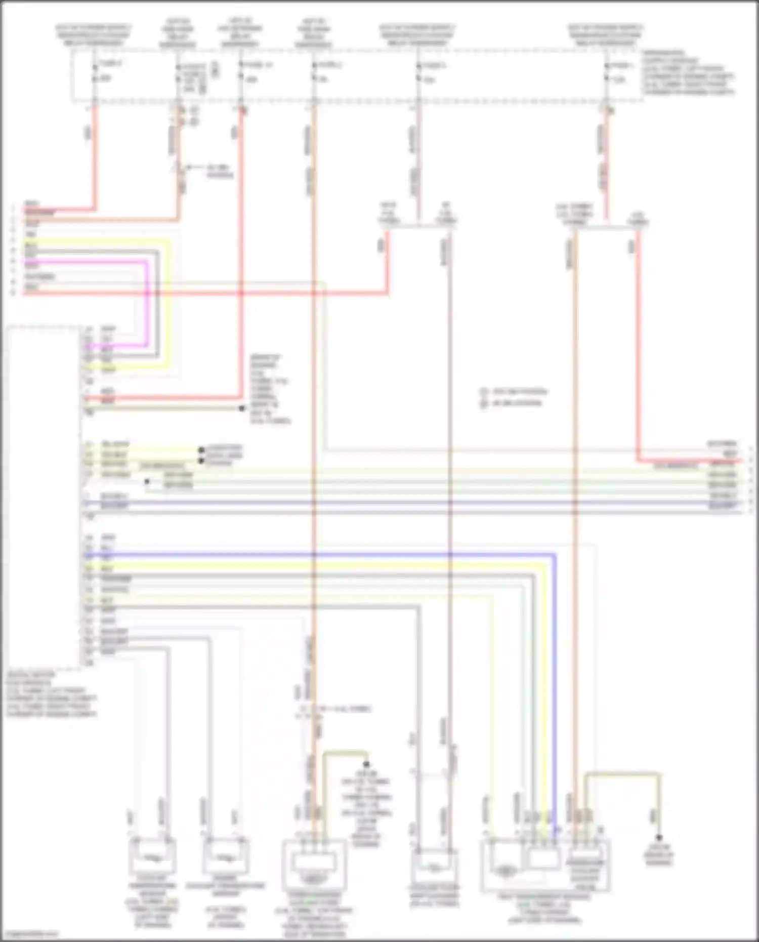 Wiring diagram 3.0l turbo, 3.0l turbo hybrid for BMW X5 M F95 (2019-2023) (1 of 5)