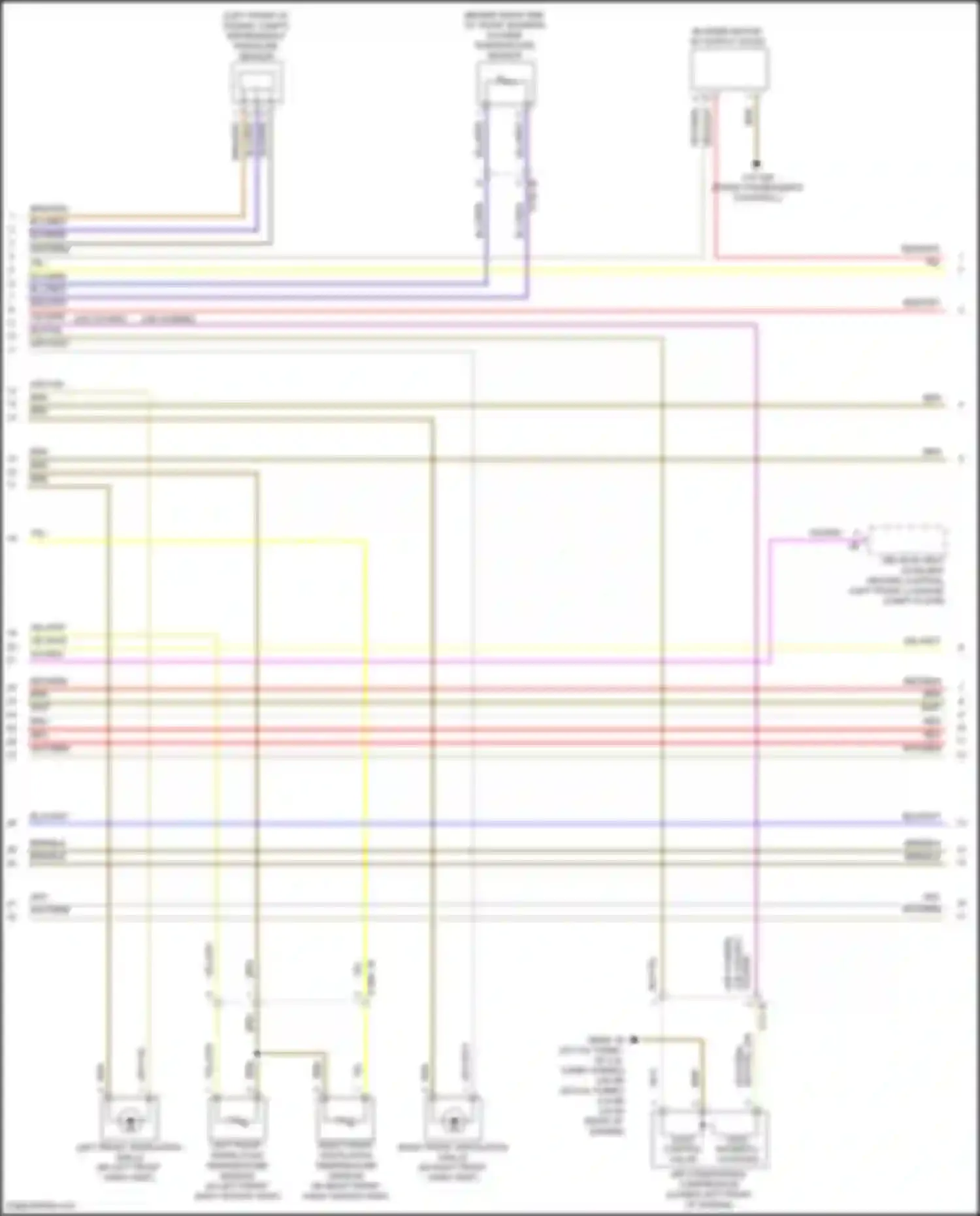 Wiring diagram air conditioning compressor for BMW X5 M F95 (2019-2023) (1 of 3)