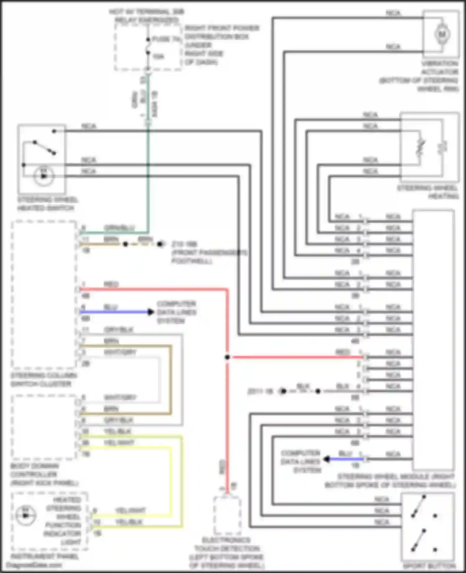 Wiring diagram blu for BMW X5 M F95 (2019-2023) (23 of 72)