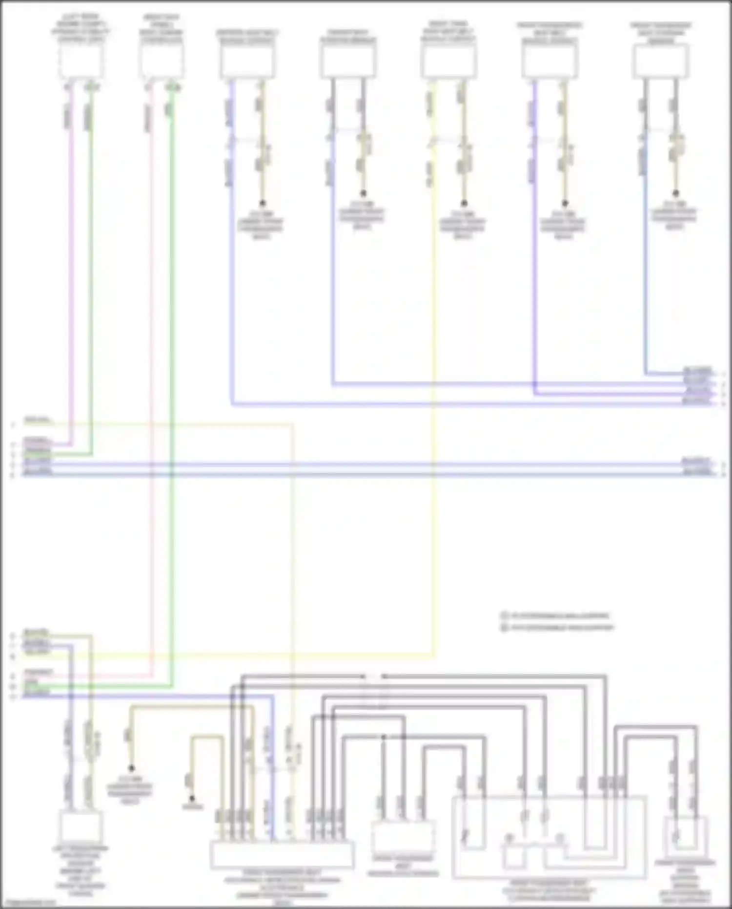 Wiring diagram blu/vio for BMW X5 M F95 (2019-2023) (4 of 6)