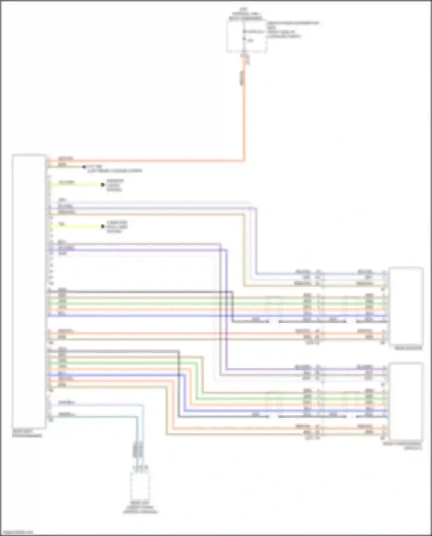 Wiring diagram blu/yel for BMW X5 M F95 (2019-2023) (16 of 21)
