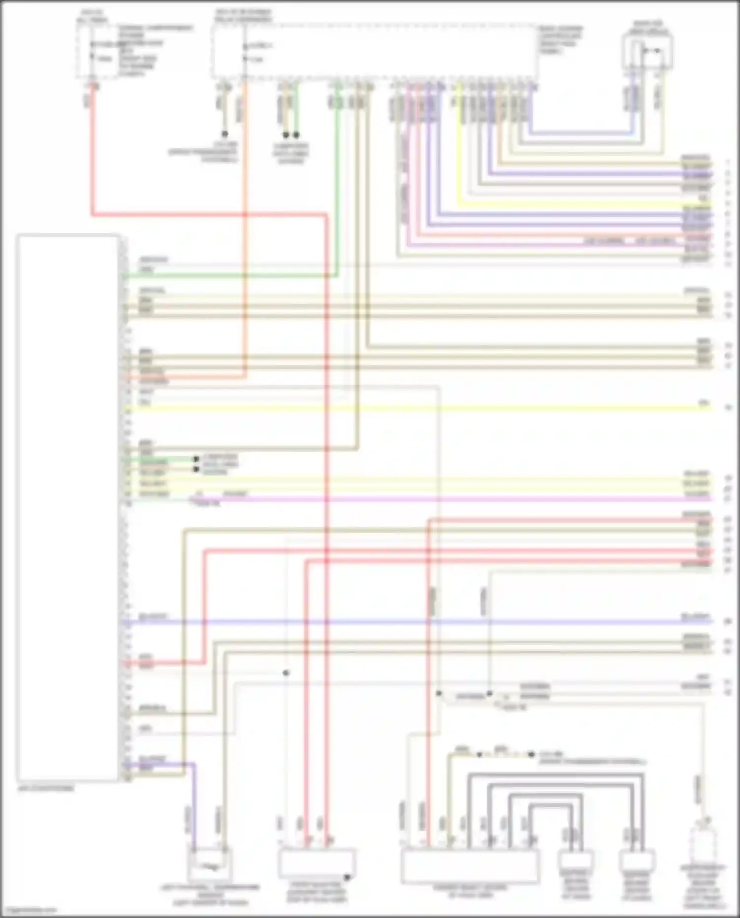 Wiring diagram blu/yel for BMW X5 M F95 (2019-2023) (3 of 21)
