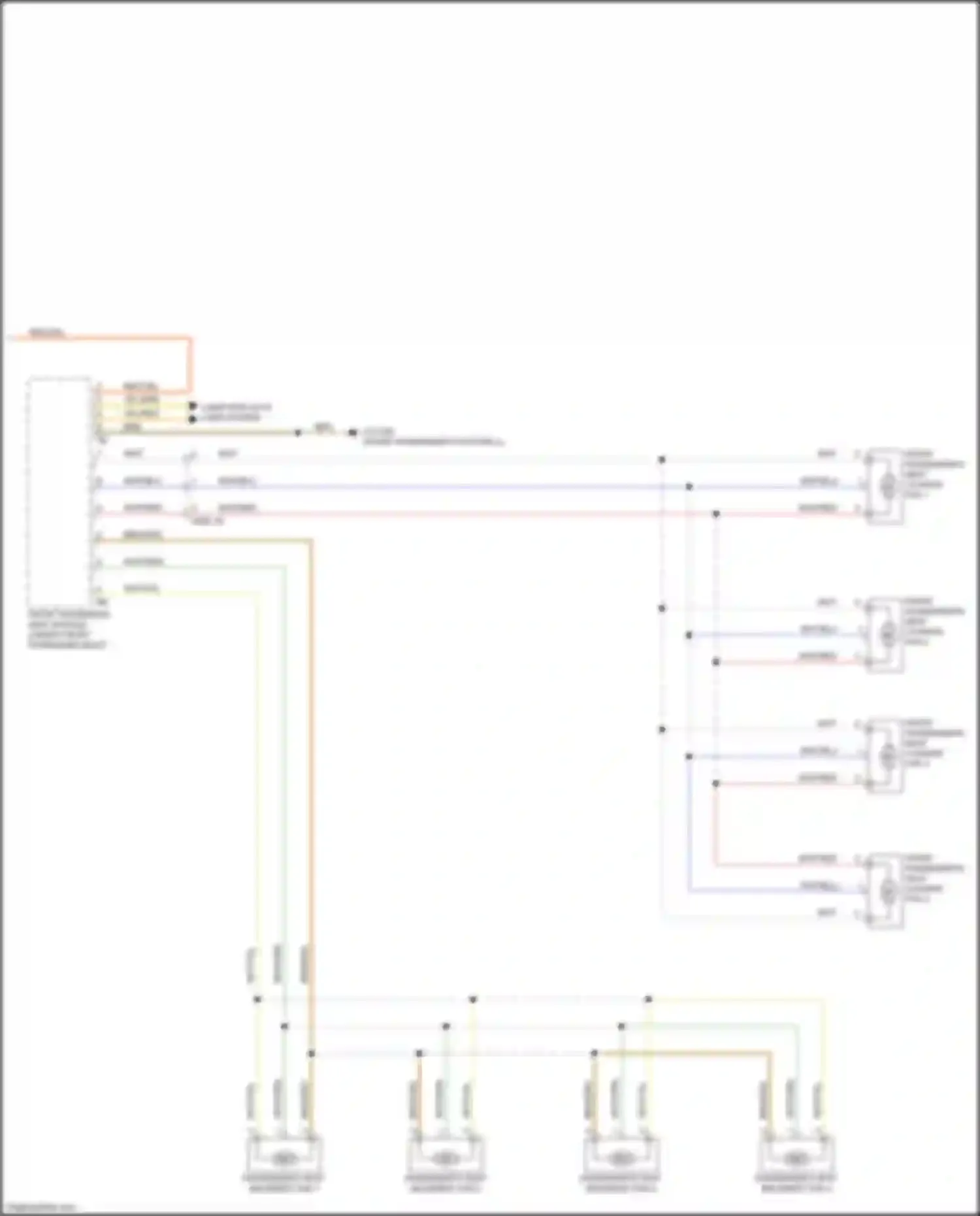 Wiring diagram computer data lines system for BMW X5 M F95 (2019-2023) (49 of 102)