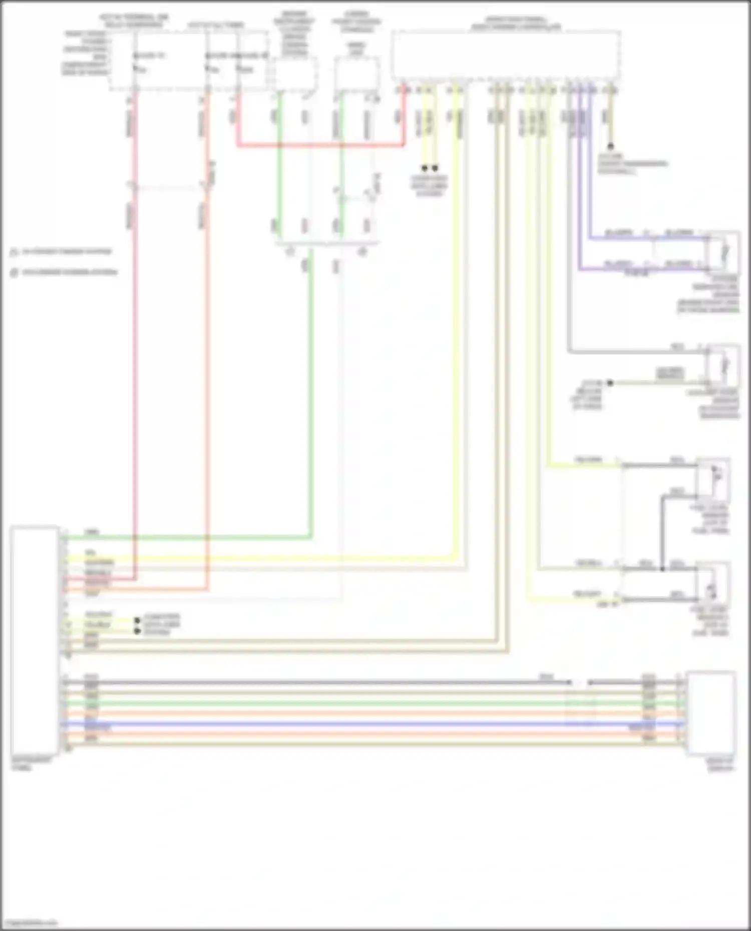 Wiring diagram computer data lines system for BMW X5 M F95 (2019-2023) (57 of 102)