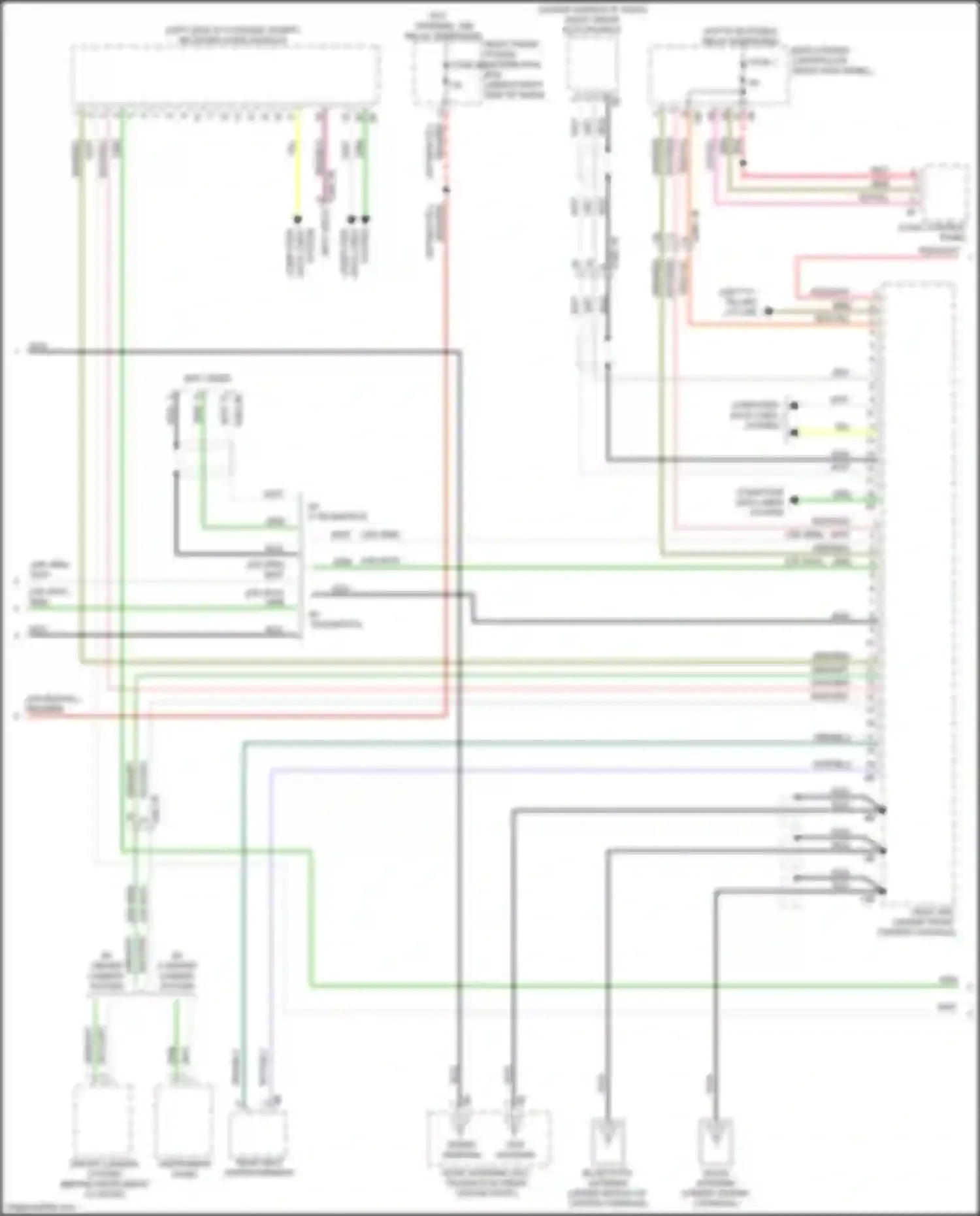 Wiring diagram data lines for BMW X5 M F95 (2019-2023) (2 of 4)