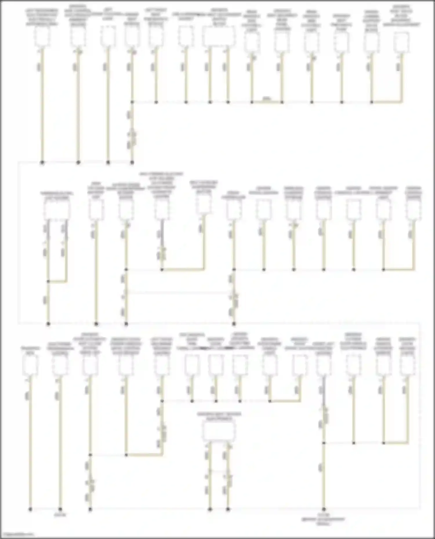 Wiring diagram driver's side control electronics armrest heating for BMW X5 M F95 (2019-2023) (1 of 3)