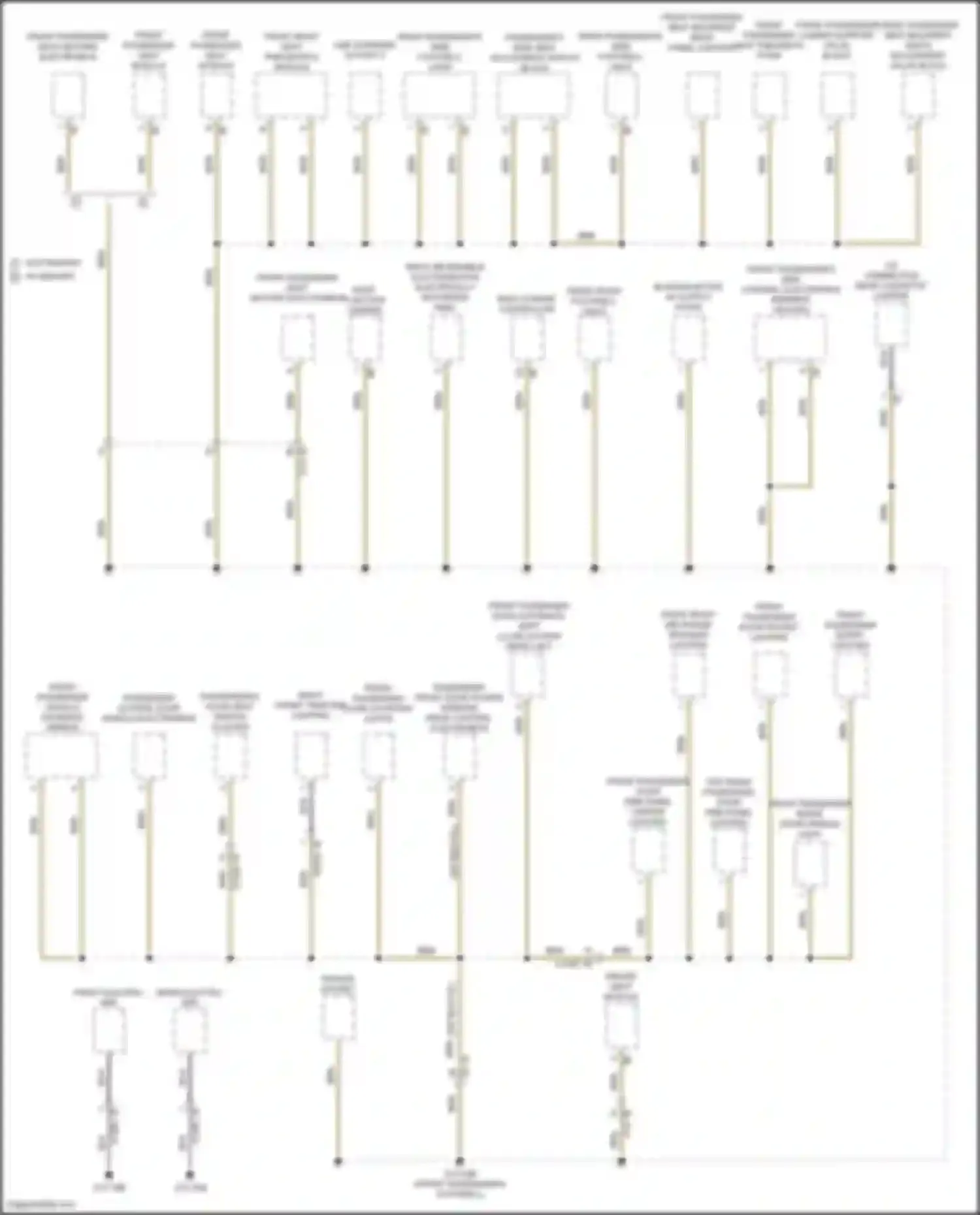 Wiring diagram front passenger entry lighting for BMW X5 M F95 (2019-2023) (1 of 1)