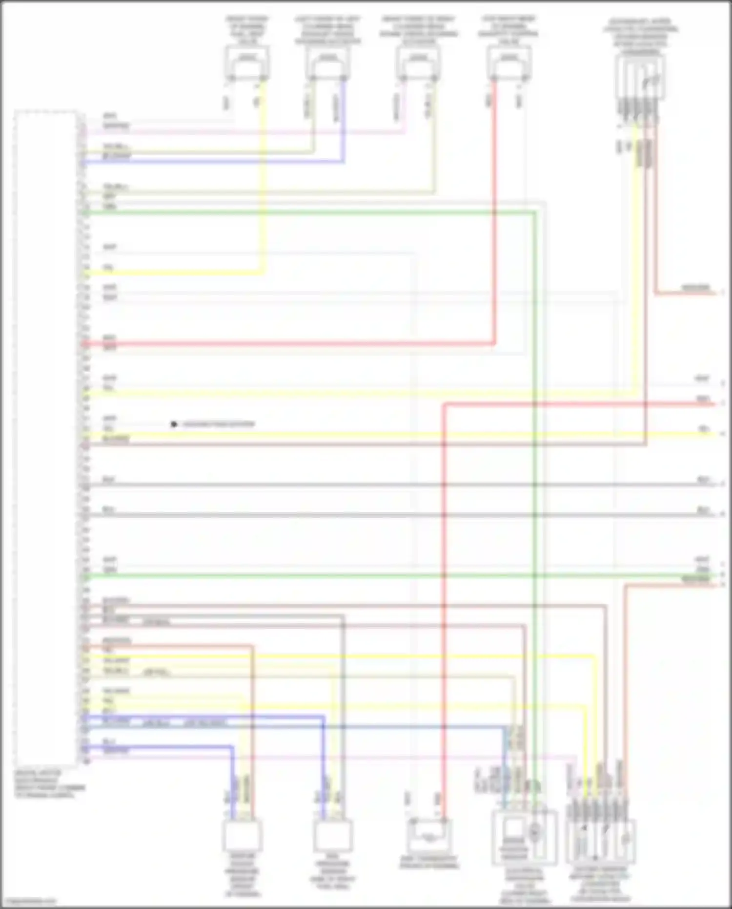 Wiring diagram intake vanos solenoid actuator for BMW X5 M F95 (2019-2023) (1 of 1)