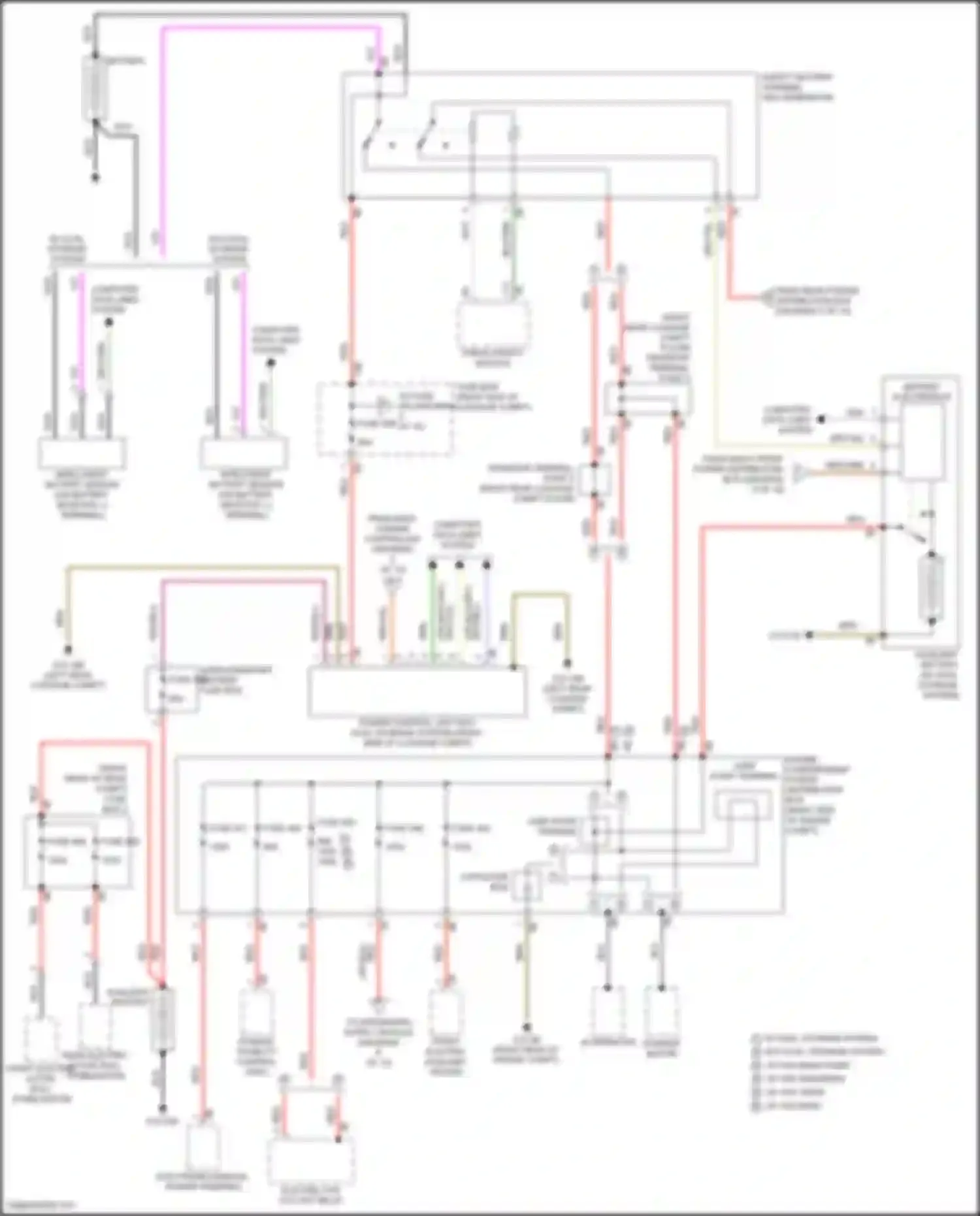 Wiring diagram jump start terminal for BMW X5 M F95 (2019-2023) (3 of 3)