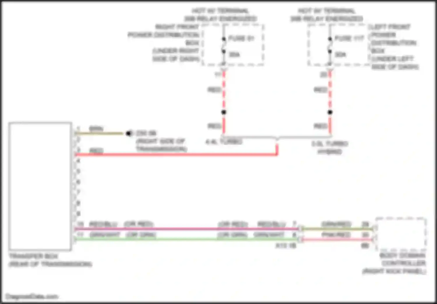 Wiring diagram (or red/ for BMW X5 M F95 (2019-2023) (3 of 16)