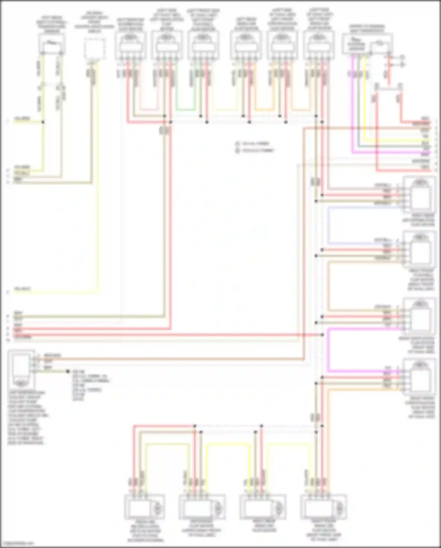 Wiring diagram org/wht for BMW X5 M F95 (2019-2023) (2 of 2)