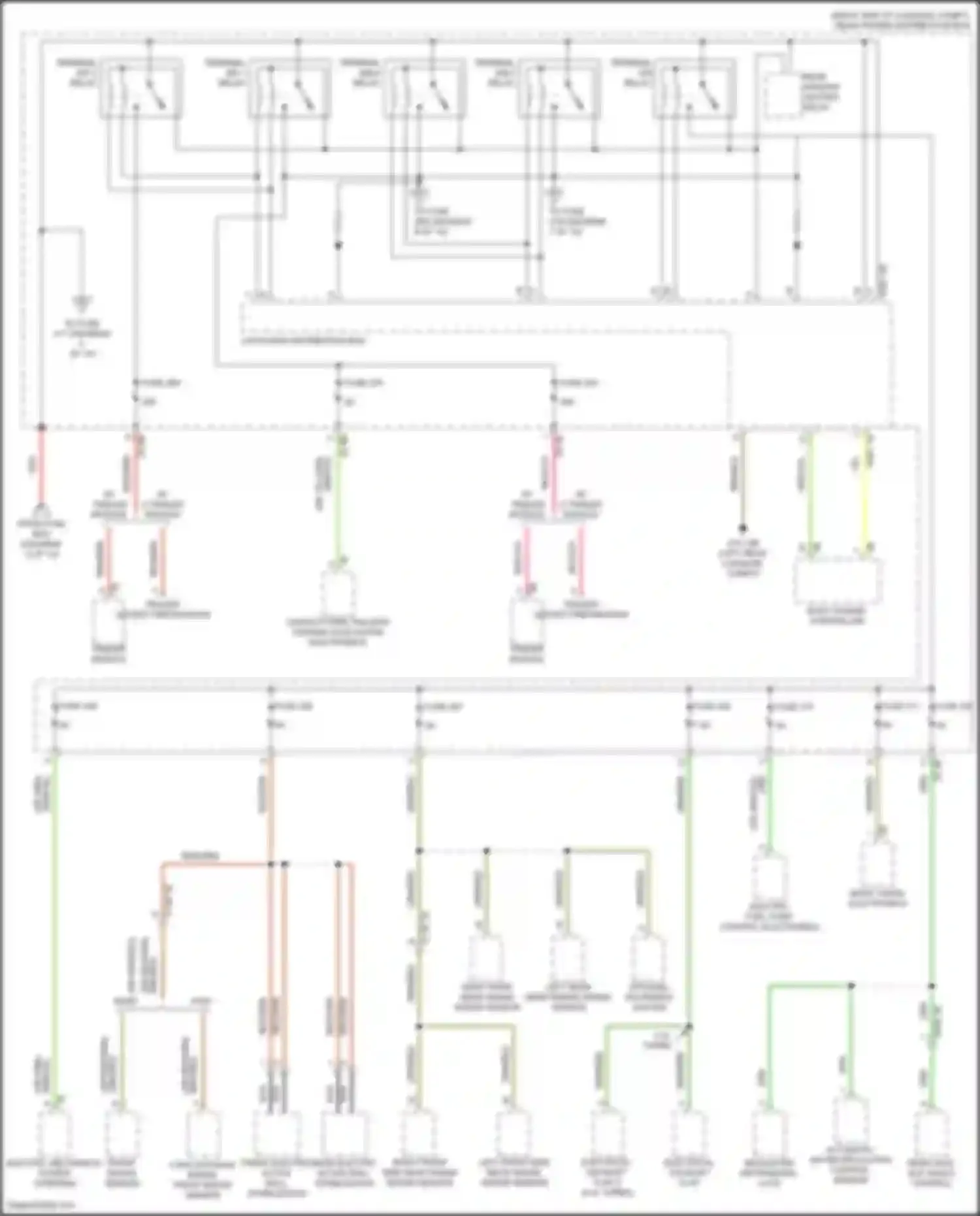 Wiring diagram regulated differential lock for BMW X5 M F95 (2019-2023) (3 of 5)