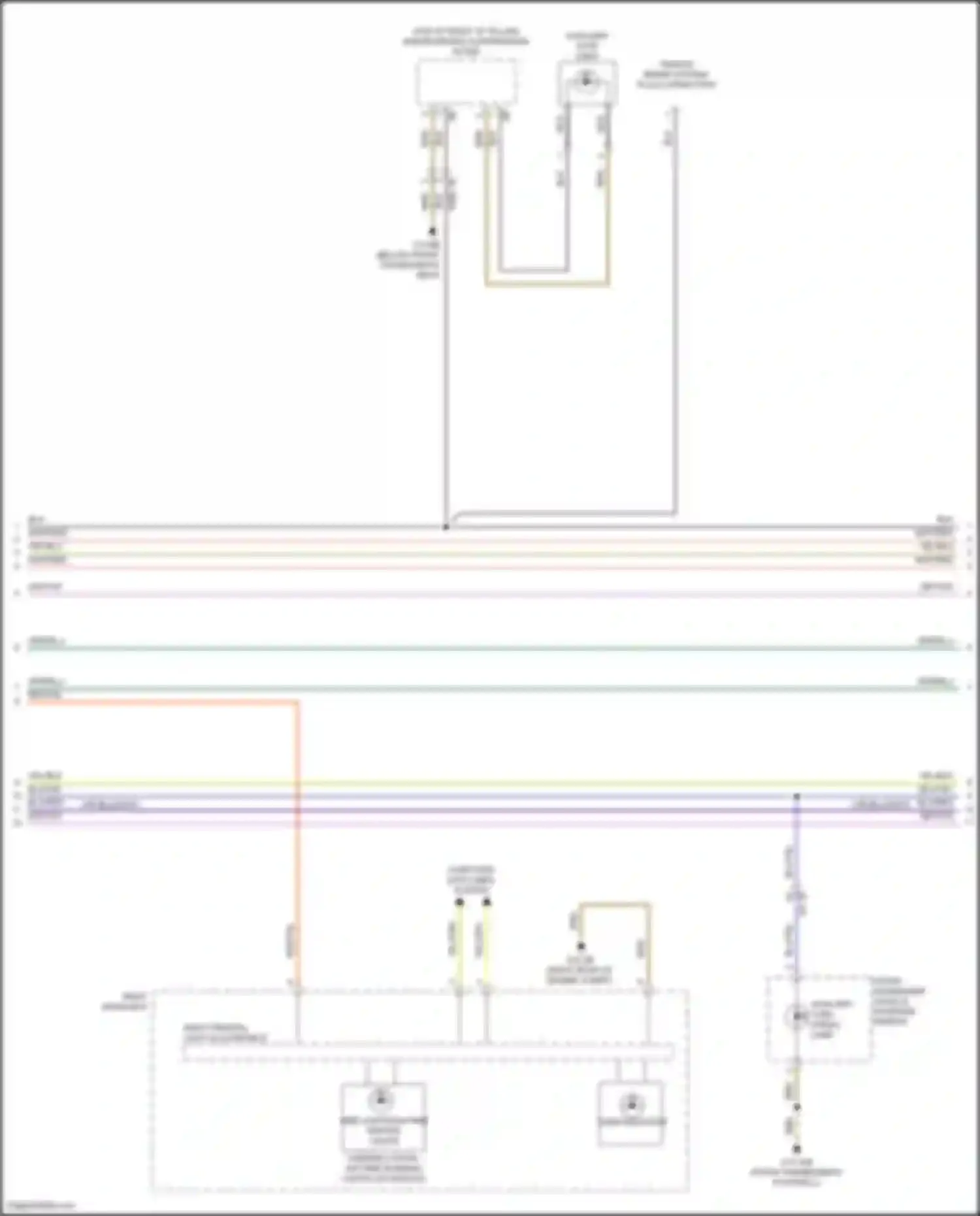 Wiring diagram trailer brake system plug connection for BMW X5 M F95 (2019-2023) (1 of 4)