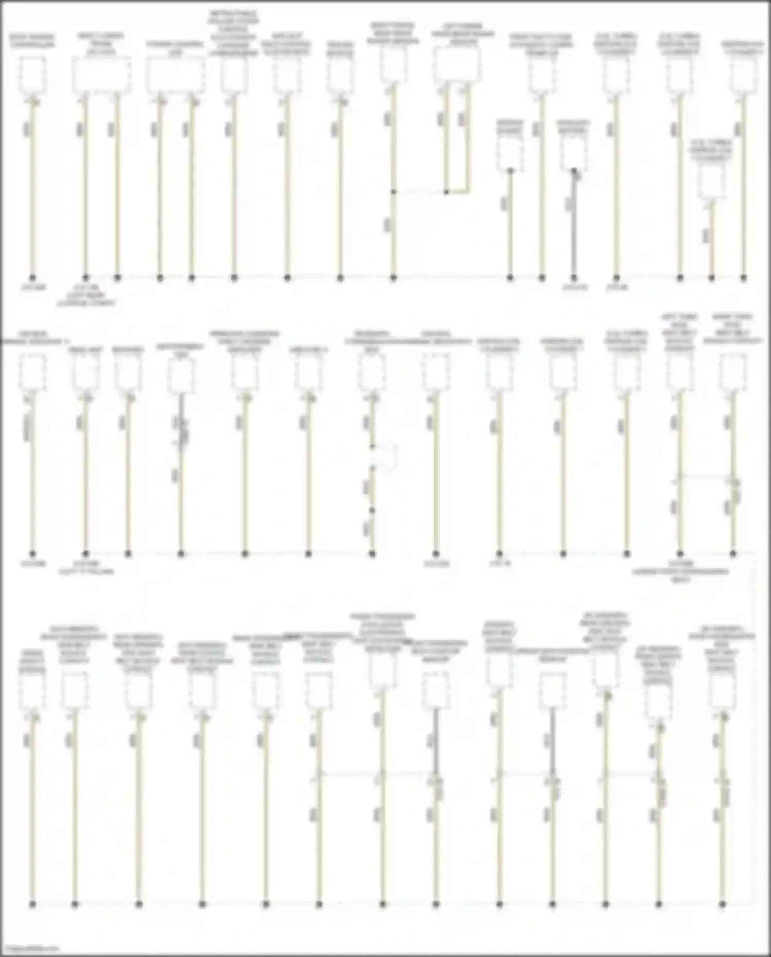 Wiring diagram w/ memory for BMW X5 M F95 (2019-2023) (1 of 3)